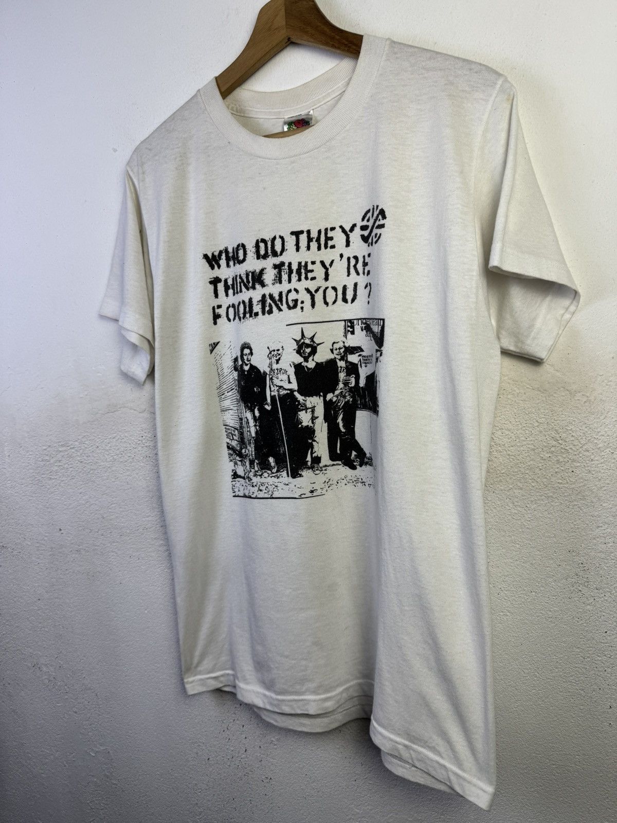 Band Tees Vintage Crass Punk Rock Who Do TheyThink They’re Fooling You Size US M / EU 48-50 / 2 - 3 Thumbnail