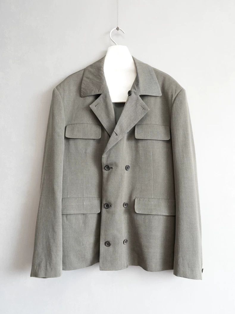 Yohji Yamamoto Yohji Yamamoto Double-Breasted Jacket-dmc Size US M / EU 48-50 / 2 - 1 Thumbnail
