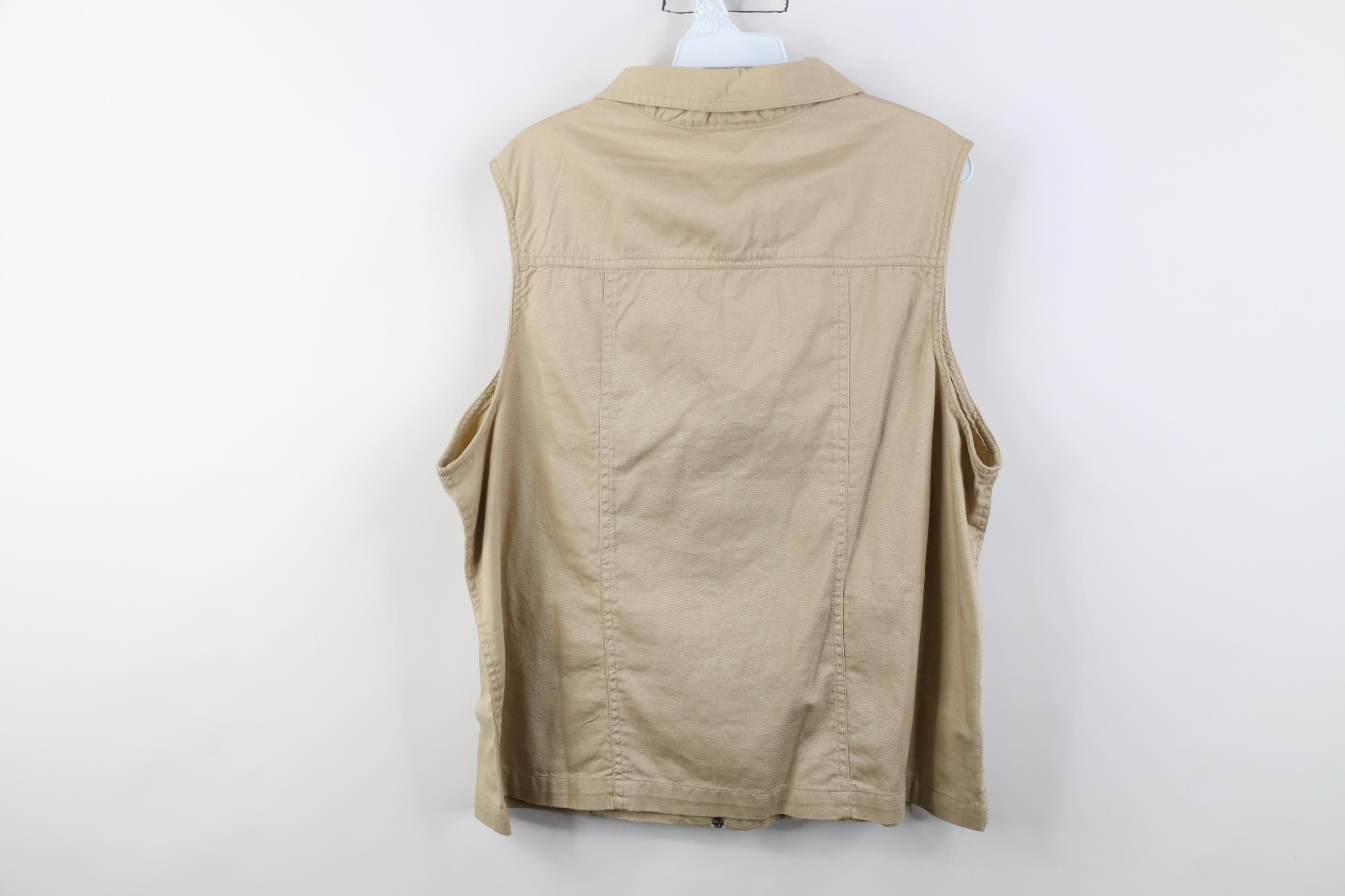 Vintage Vintage 90s Streetwear Sleeveless Safari Bush Vest Jacket Size XL / US 12-14 / IT 48-50 - 9 Thumbnail