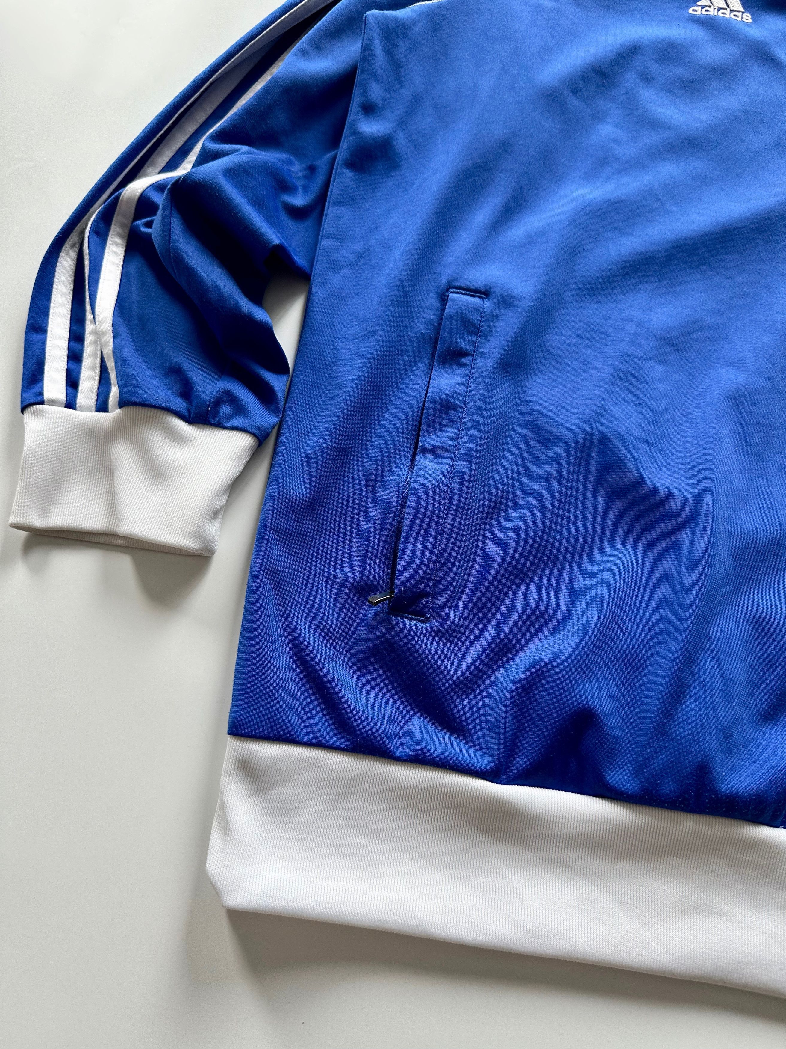 Adidas Adidas Schalke Track Top Jacket XXXL blue Soccer Football Size US XXL / EU 58 / 5 - 2 Thumbnail
