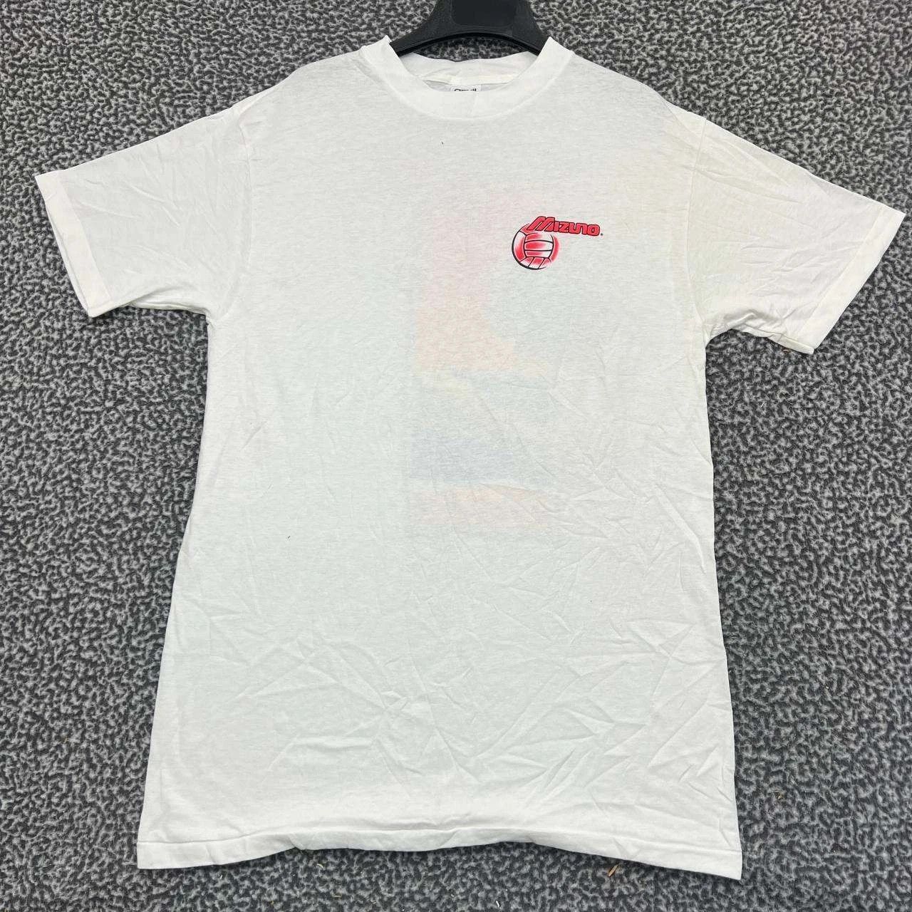 Anvil Vintage Mizuno Volleyball Shirt Men L Short Sleeve Deadstock Size US L / EU 52-54 / 3 - 2 Thumbnail