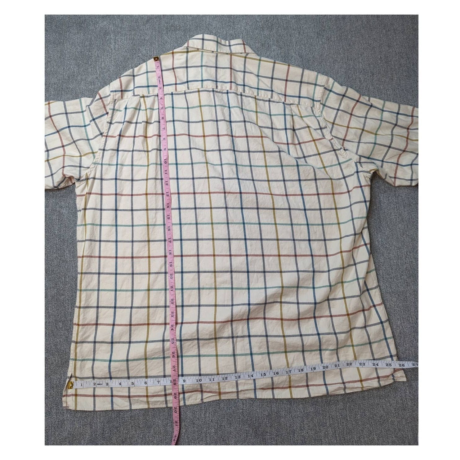 Other Solemare multi-color windowpane button down sz XL Size US XL / EU 56 / 4 - 6 Thumbnail