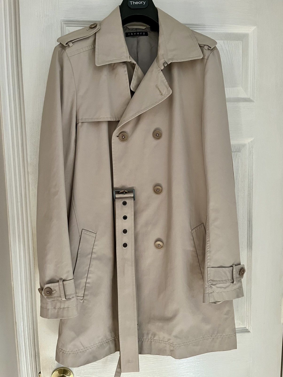 Theory Theory Twill Trench Coat Size US M / EU 48-50 / 2 - 1 Thumbnail