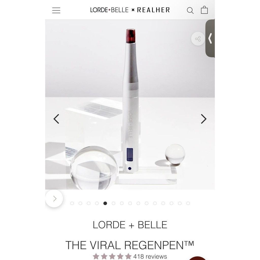 Designer NWB $299 RegenPen™ Lorde + Belle Tool + 5 Cartridges Size ONE SIZE - 8 Thumbnail