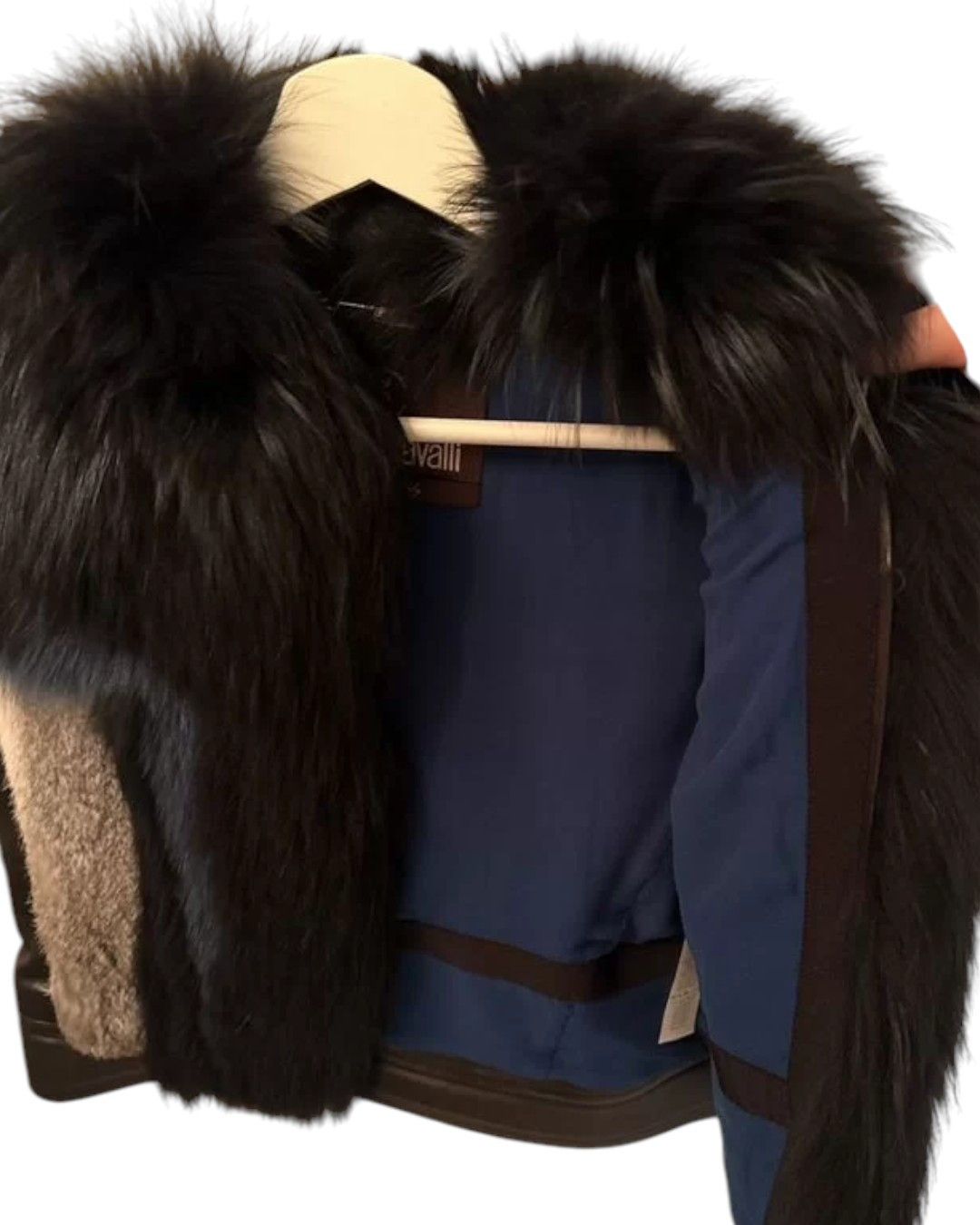 Roberto Cavalli FOX FUR LEATHER VEST Size M / US 6-8 / IT 42-44 - 3 Thumbnail