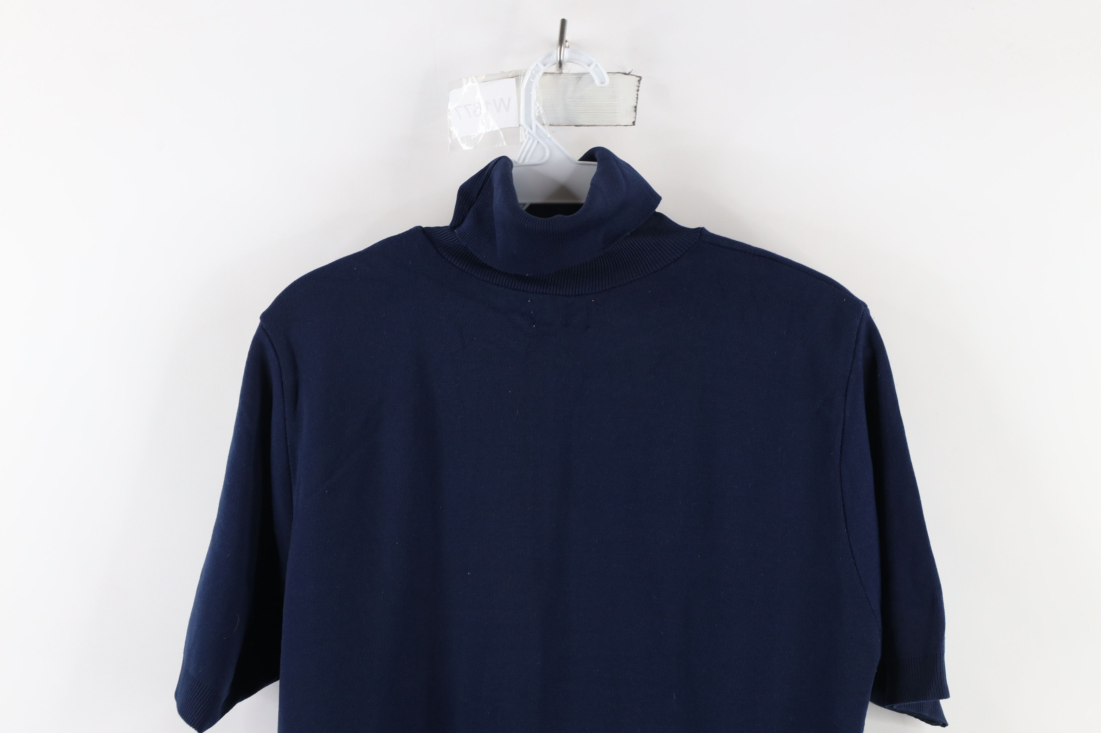 Vintage Vintage 50s 60s Rockabilly Short Sleeve Turtleneck T-Shirt Size US L / EU 52-54 / 3 - 8 Thumbnail
