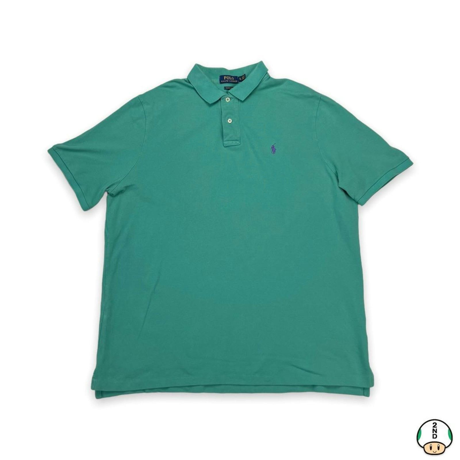 Polo Ralph Lauren × Ralph Lauren × Vintage Polo Ralph Lauren Shirt XL Pony Casual Preppy Short Sleeve Size US XL / EU 56 / 4 - 1 Thumbnail