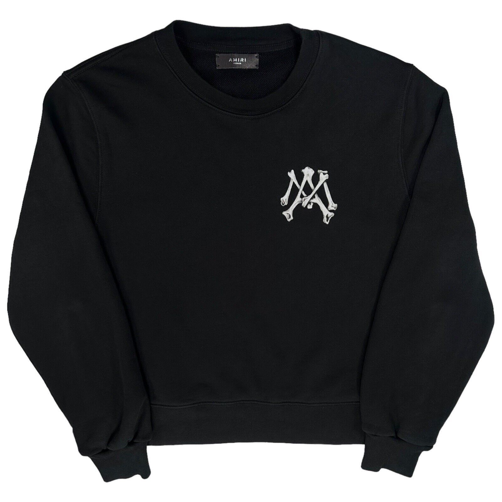 Amiri Amiri Size M Sweatshirt Black Bone Graphic Logo Oversized Size US M / EU 48-50 / 2 - 1 Thumbnail