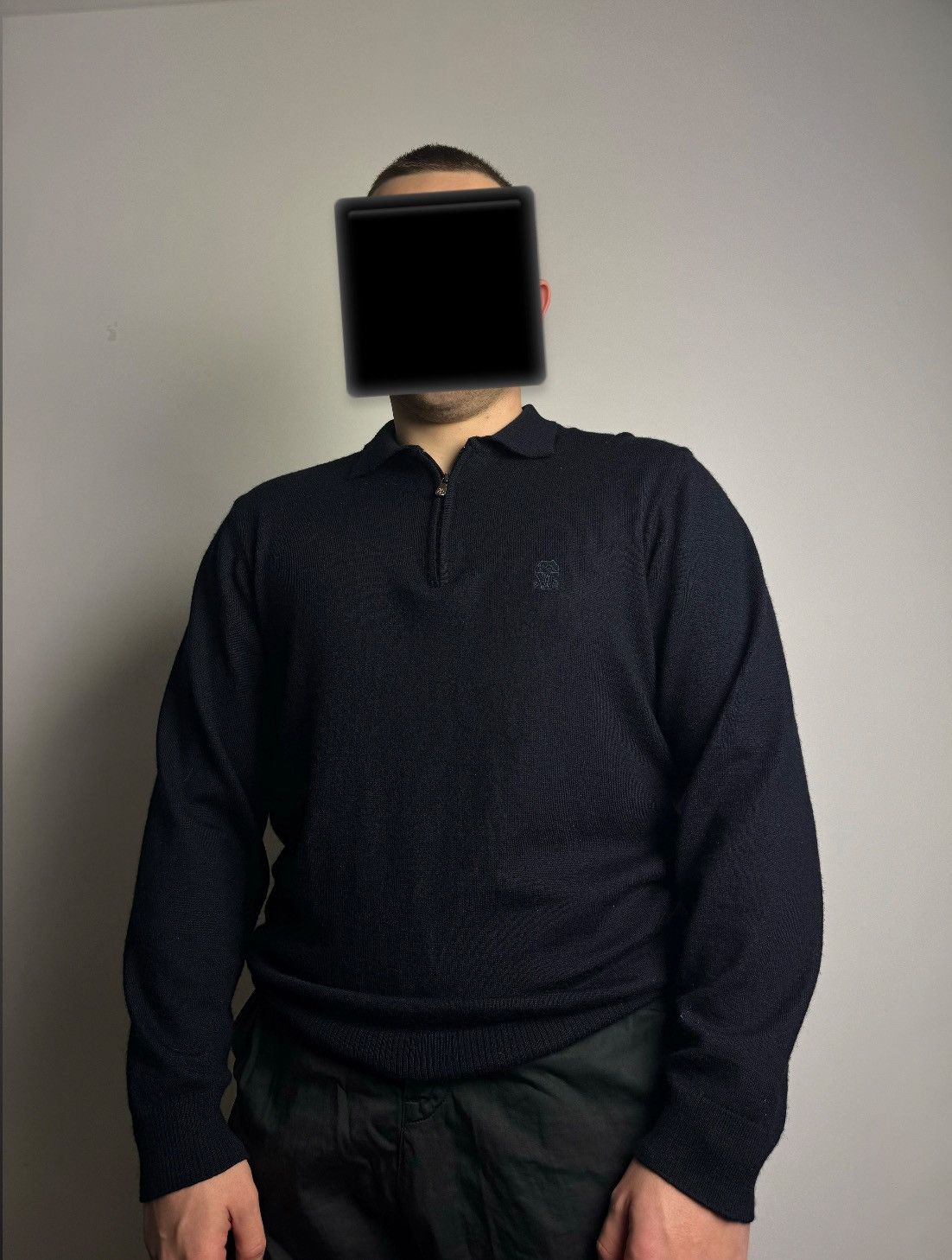 Brunello Cucinelli Brunello Cucinelli Wool Pullover Zip Old Money L Size Size US L / EU 52-54 / 3 - 13 Thumbnail