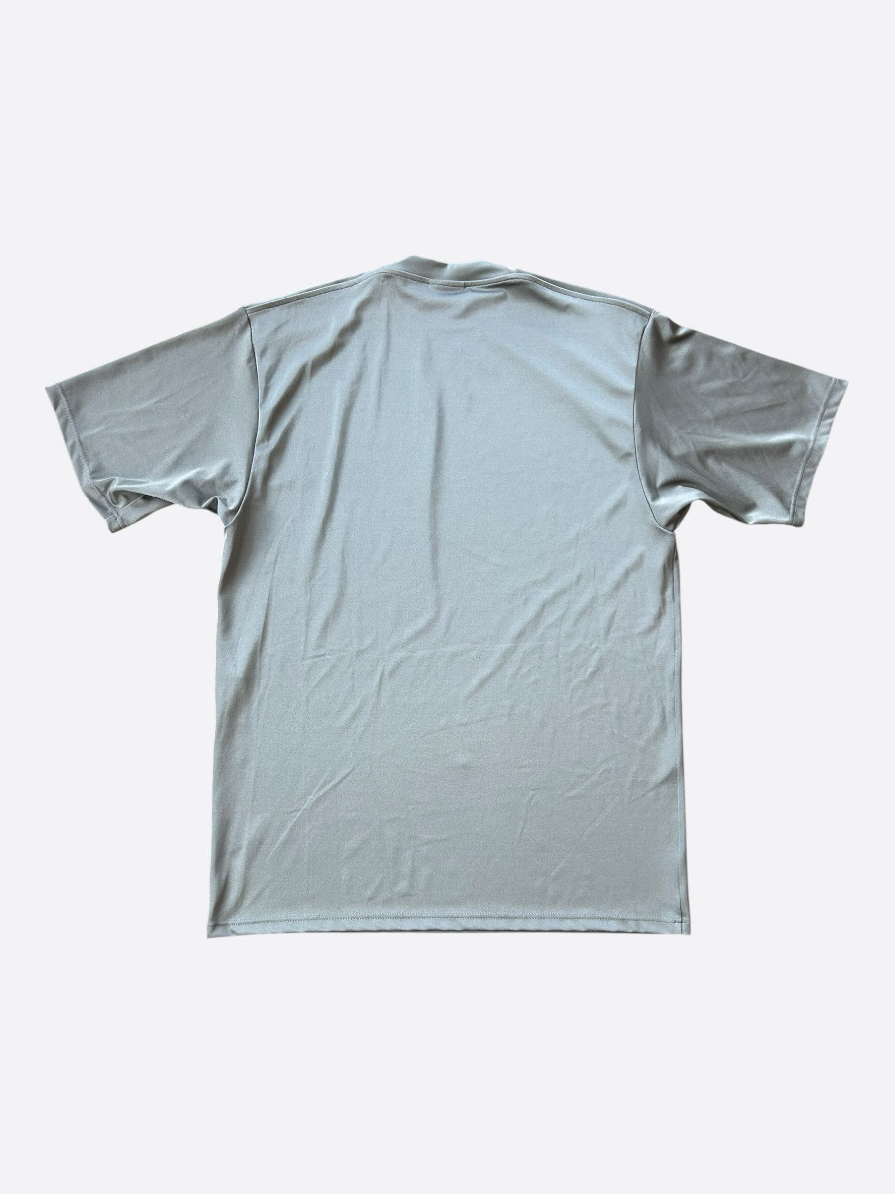 Balenciaga Balenciaga Grey Logo T-Shirt Size US M / EU 48-50 / 2 - 2 Thumbnail
