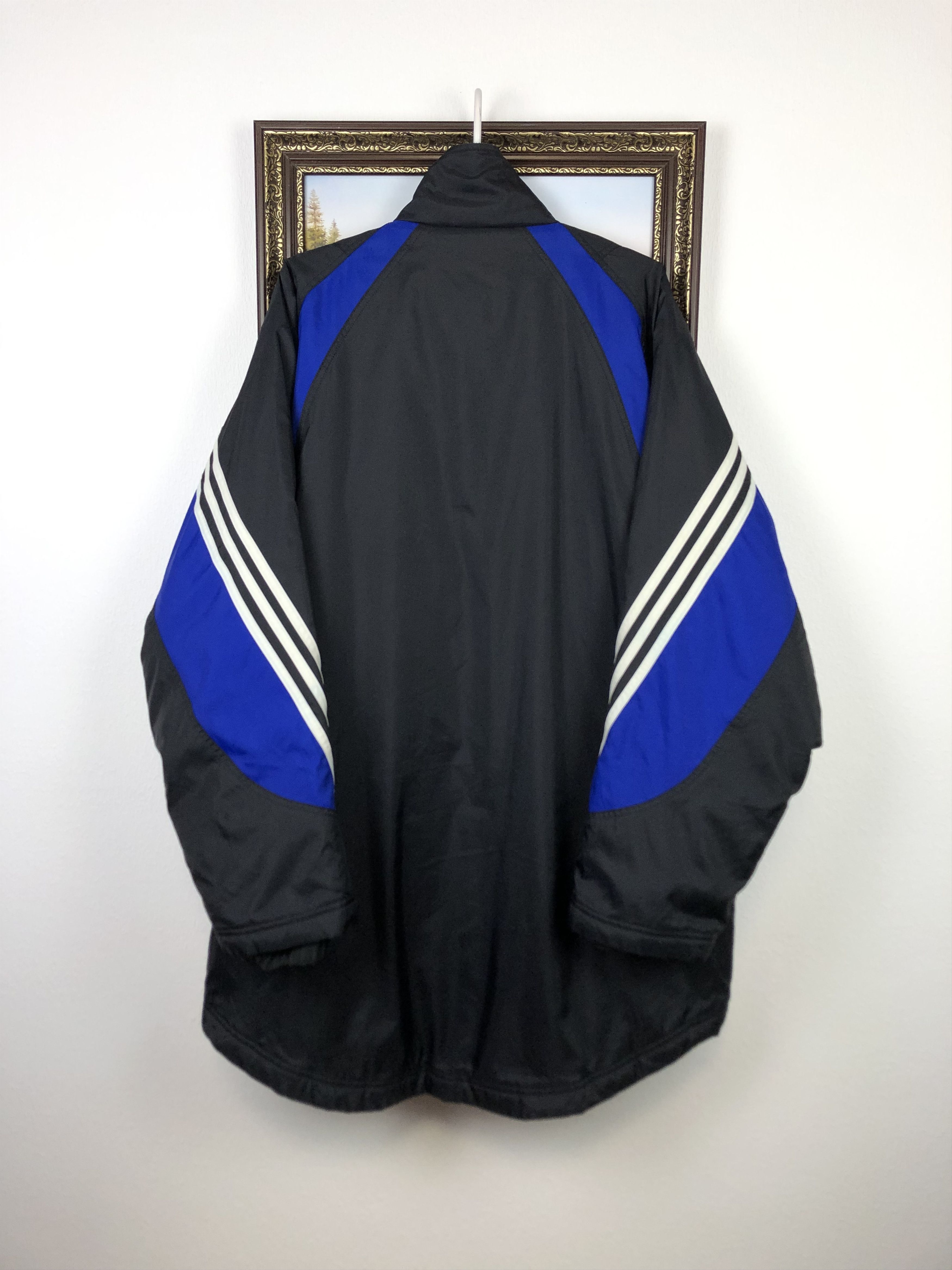 Adidas Vintage Newcastle United Football Jacket Soccer Bomber Warm Size US XL / EU 56 / 4 - 9 Thumbnail