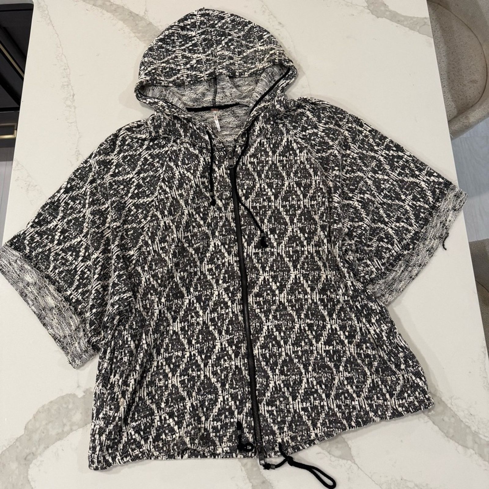 Free People Free People Santa Fe Jacquard Kimono Hoodie Womens Medium Size M / US 6-8 / IT 42-44 - 8 Thumbnail
