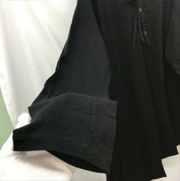 Yohji Yamamoto Yohji Yamamoto POUR HOMME BLK hooded cut and sew Size US L / EU 52-54 / 3 - 6 Thumbnail