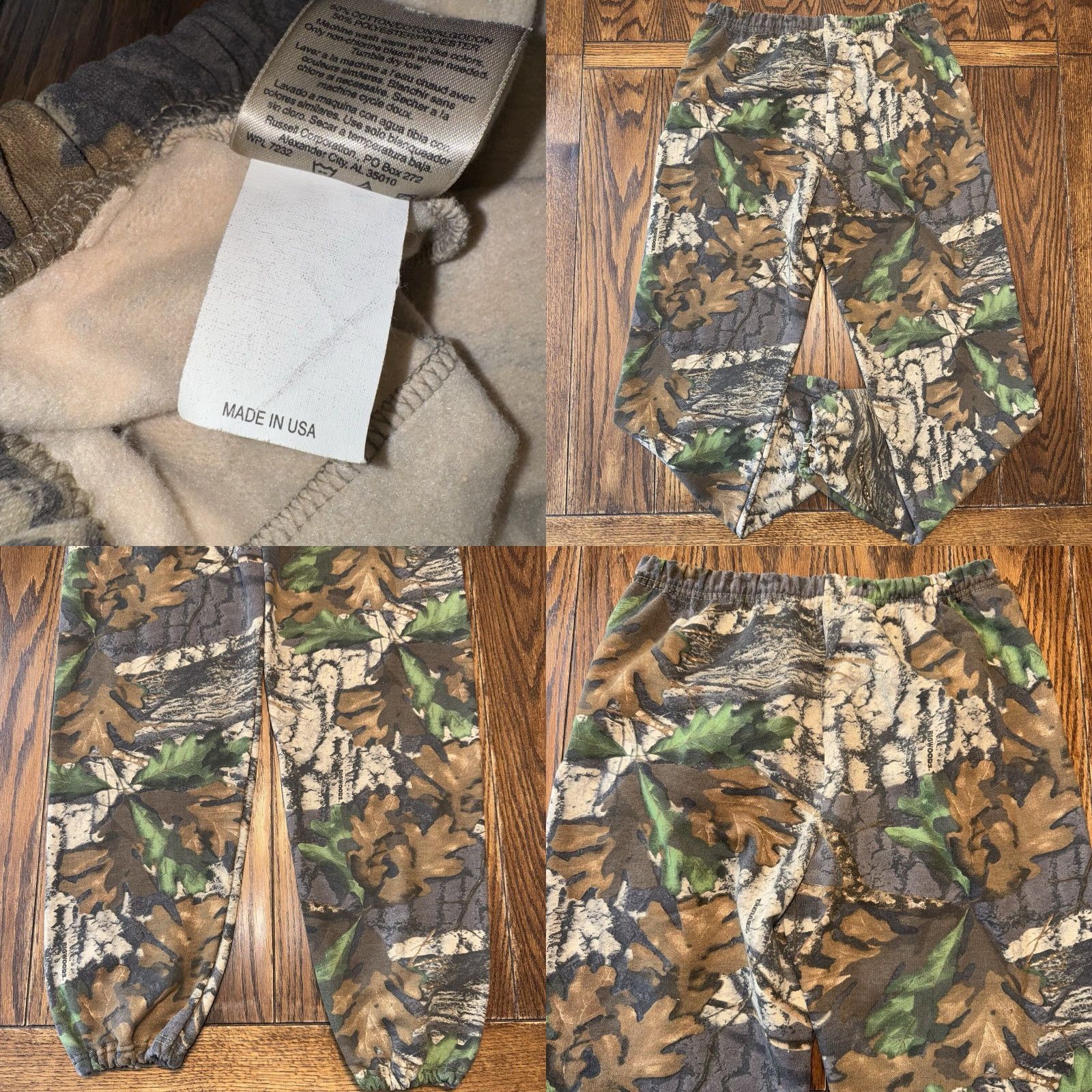 Jerzees VINTAGE Jerzees Outdoors Mens XL Camo Sweatpants Made In USA Size US 36 / EU 52 - 8 Thumbnail