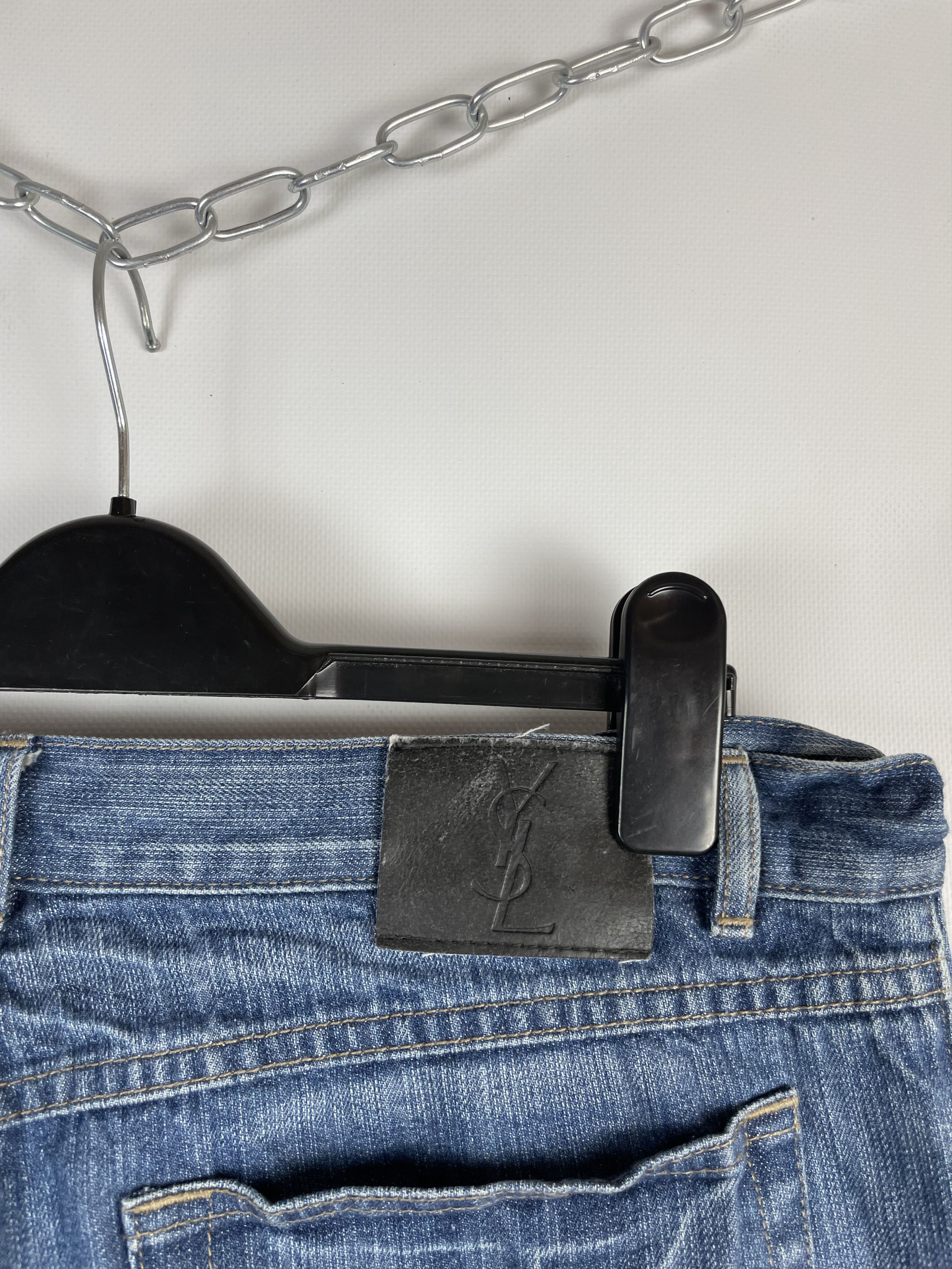 Vintage Yves Saint Laurent Vintage Jeans Denim Big Logo 90s Size US 36 / EU 52 - 4 Thumbnail