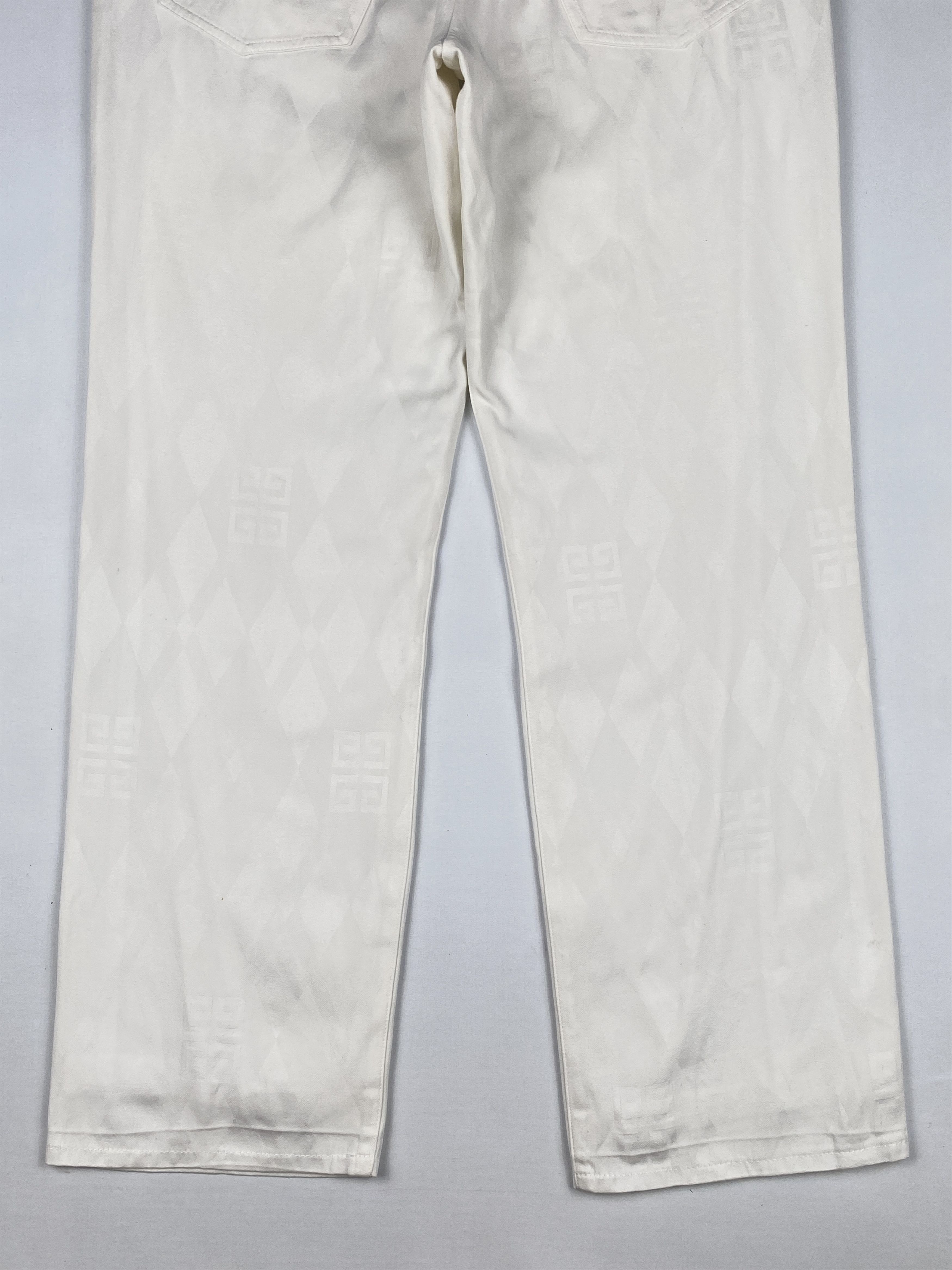 Givenchy Vision 4G Monogram Button Fly Denim Trousers Size US 29 - 10 Thumbnail