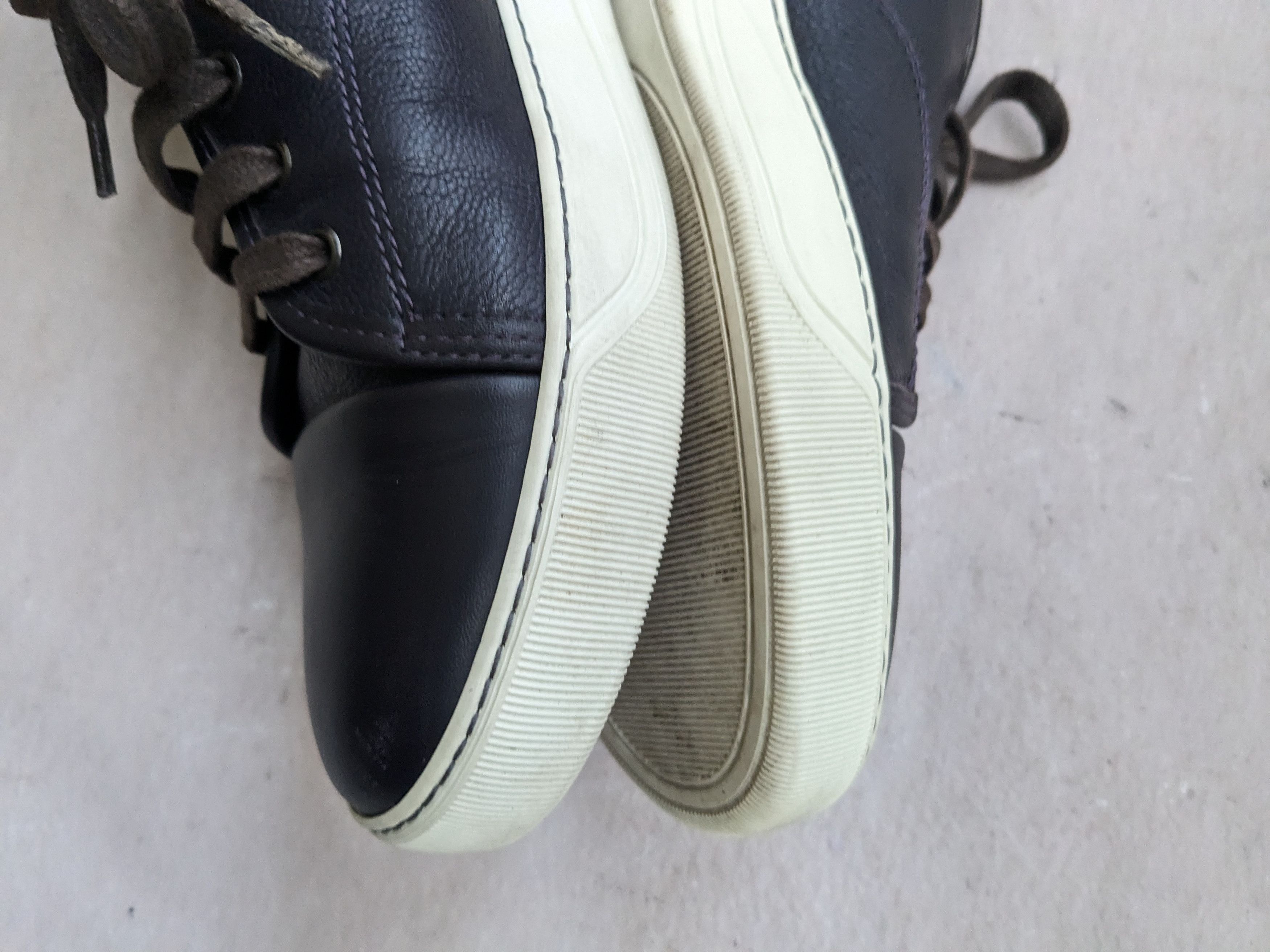 Lanvin Lanvin DBB1 Sneakers Brown Leather Low Tops 9 Size US 9 / EU 42 - 15 Thumbnail