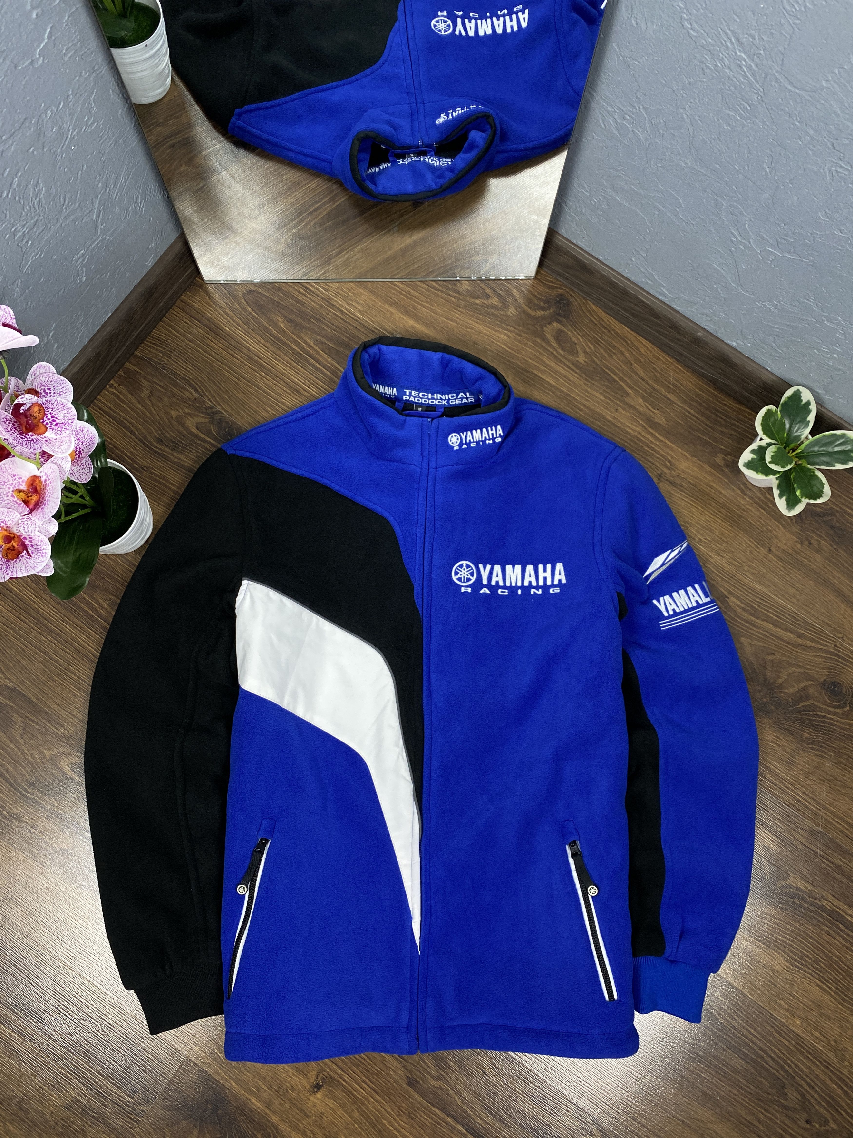 Japanese Brand Yamaha Racing team vintage fleece zip hoodie jacket Size US M / EU 48-50 / 2 - 1 Thumbnail