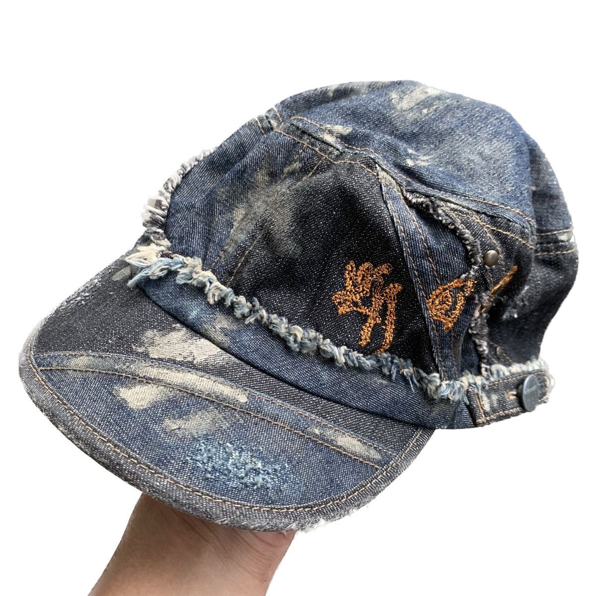 If Six Was Nine × Japanese Brand Y2K Japanase Faded Distressed Shoelace Cap Size ONE SIZE - 1 Thumbnail