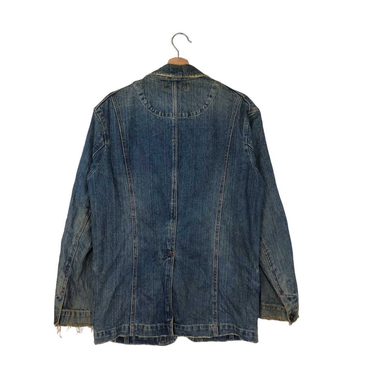 Other 🔥VINTAGE HIKORY CHORE JACKET NYLAUS JEANS WORK JAPAN Size US M / EU 48-50 / 2 - 7 Thumbnail