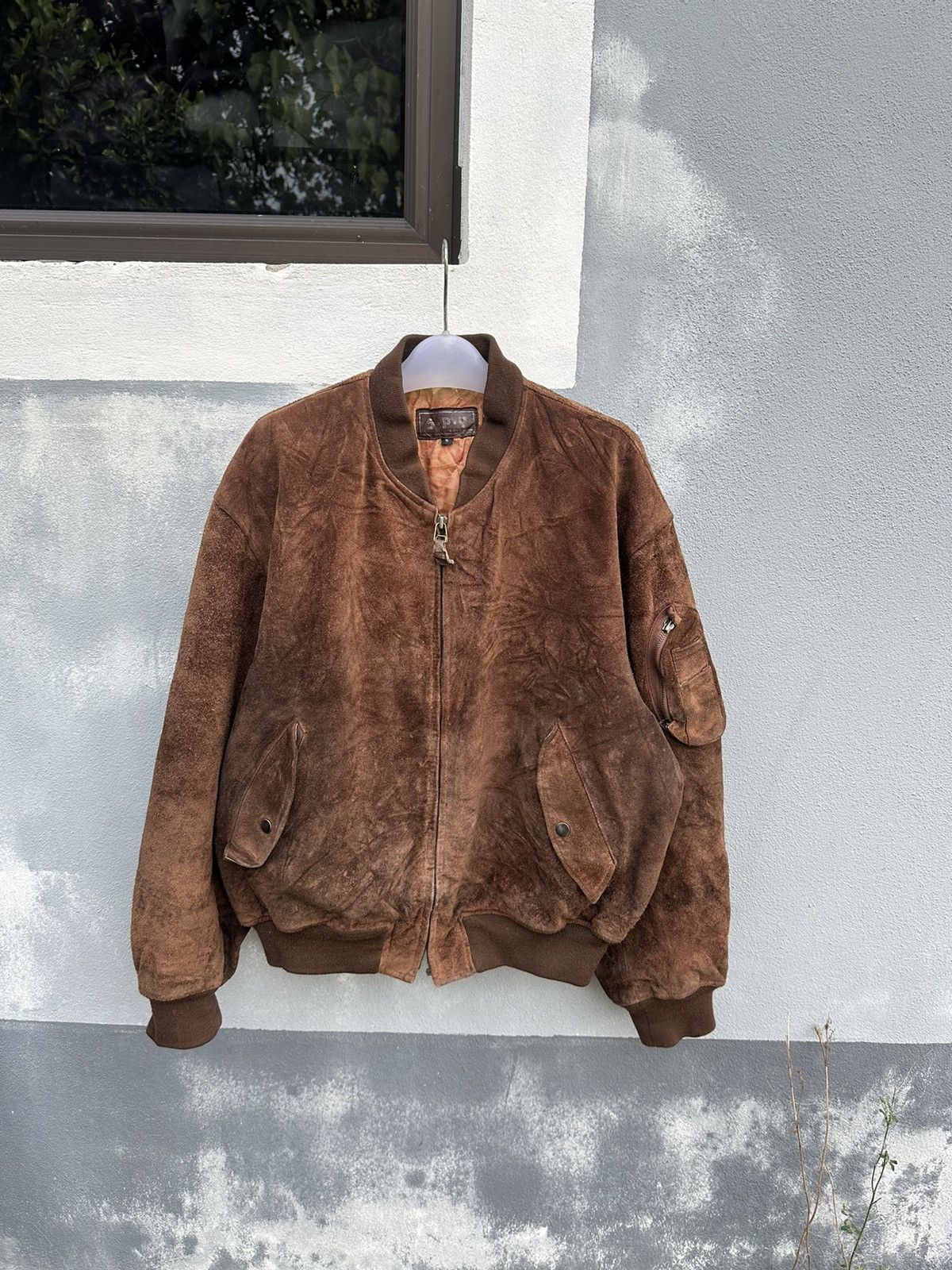 Vintage Vintage leather bomber jacket Size US L / EU 52-54 / 3 - 1 Thumbnail