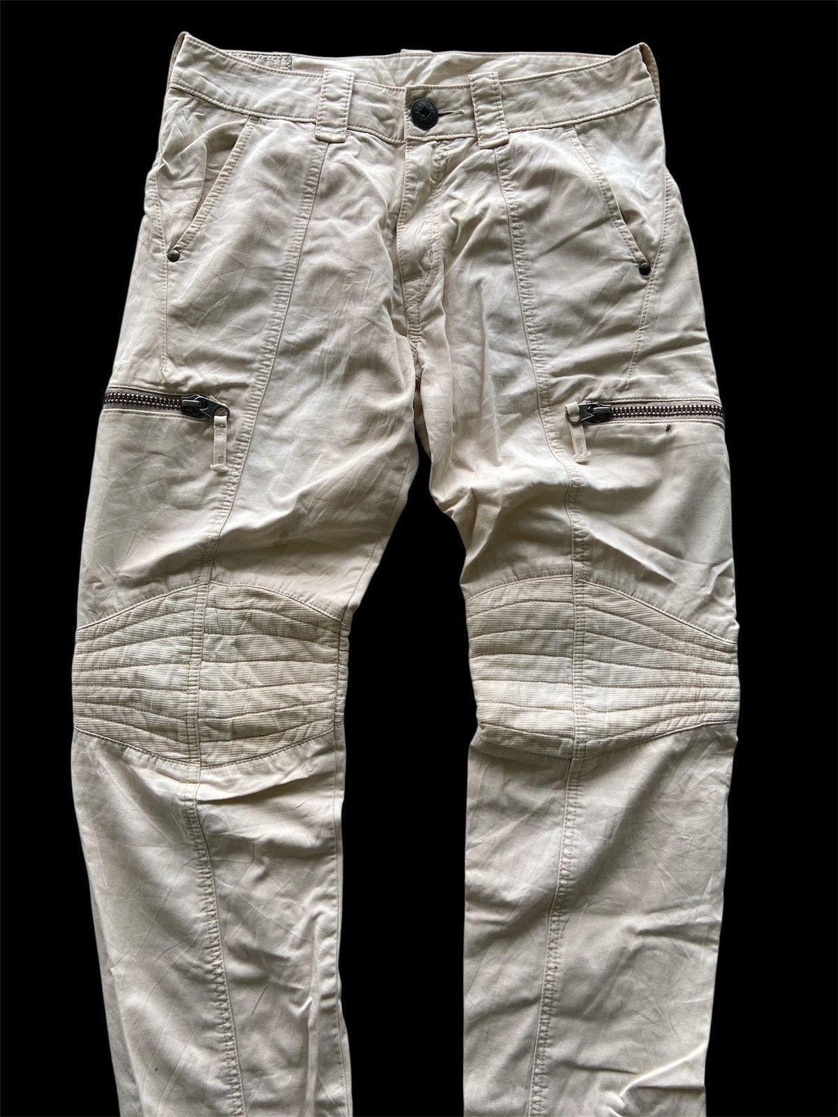 Carol Christian Poell MARITHE FRANCOIS GIRBAUD BIKER MID -RISE SLIM FITS Size US 31 - 2 Thumbnail
