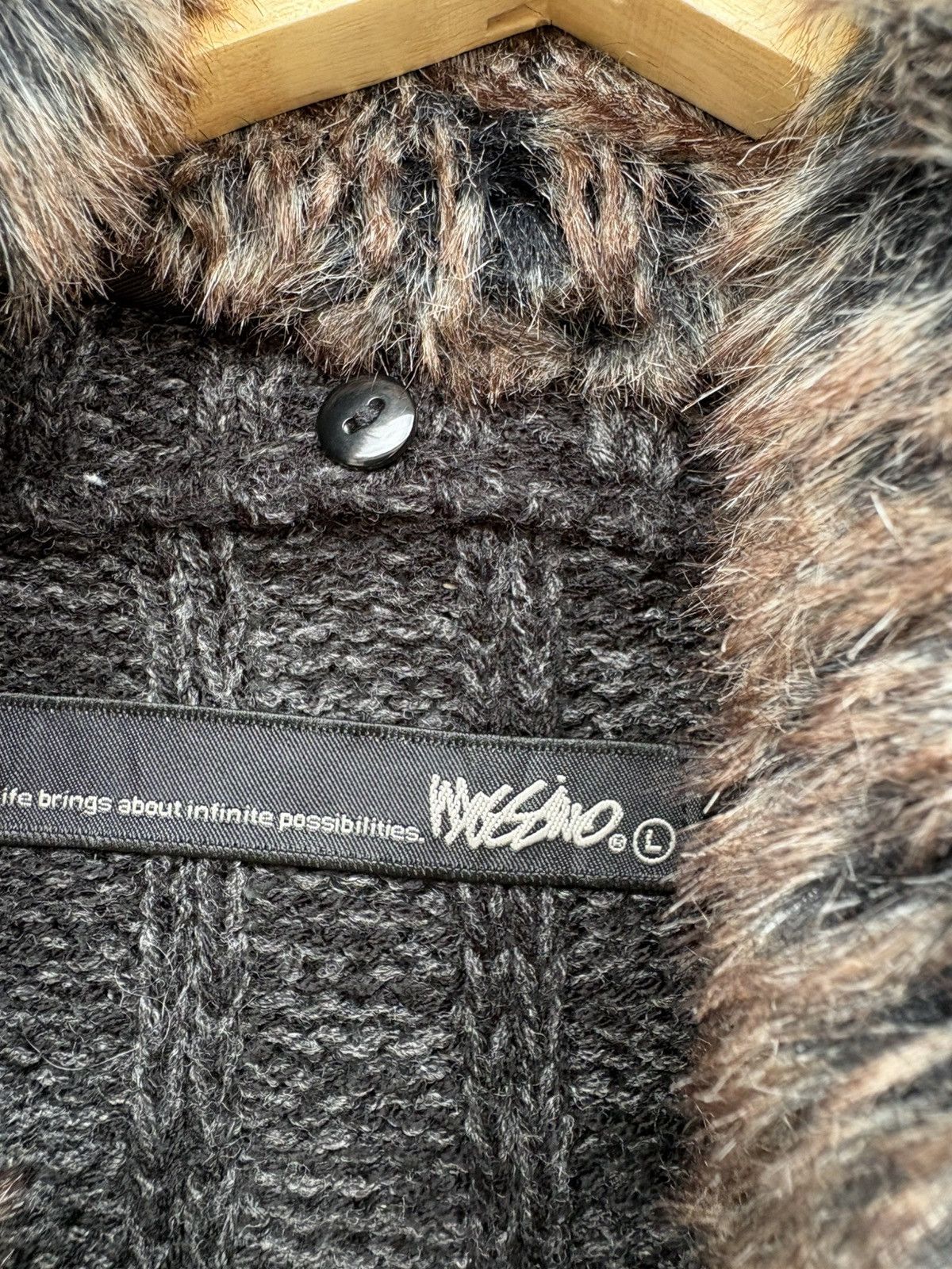 Japanese Brand Mossio Knitwear Fur Jacket Japanese Brand Size US M / EU 48-50 / 2 - 11 Thumbnail