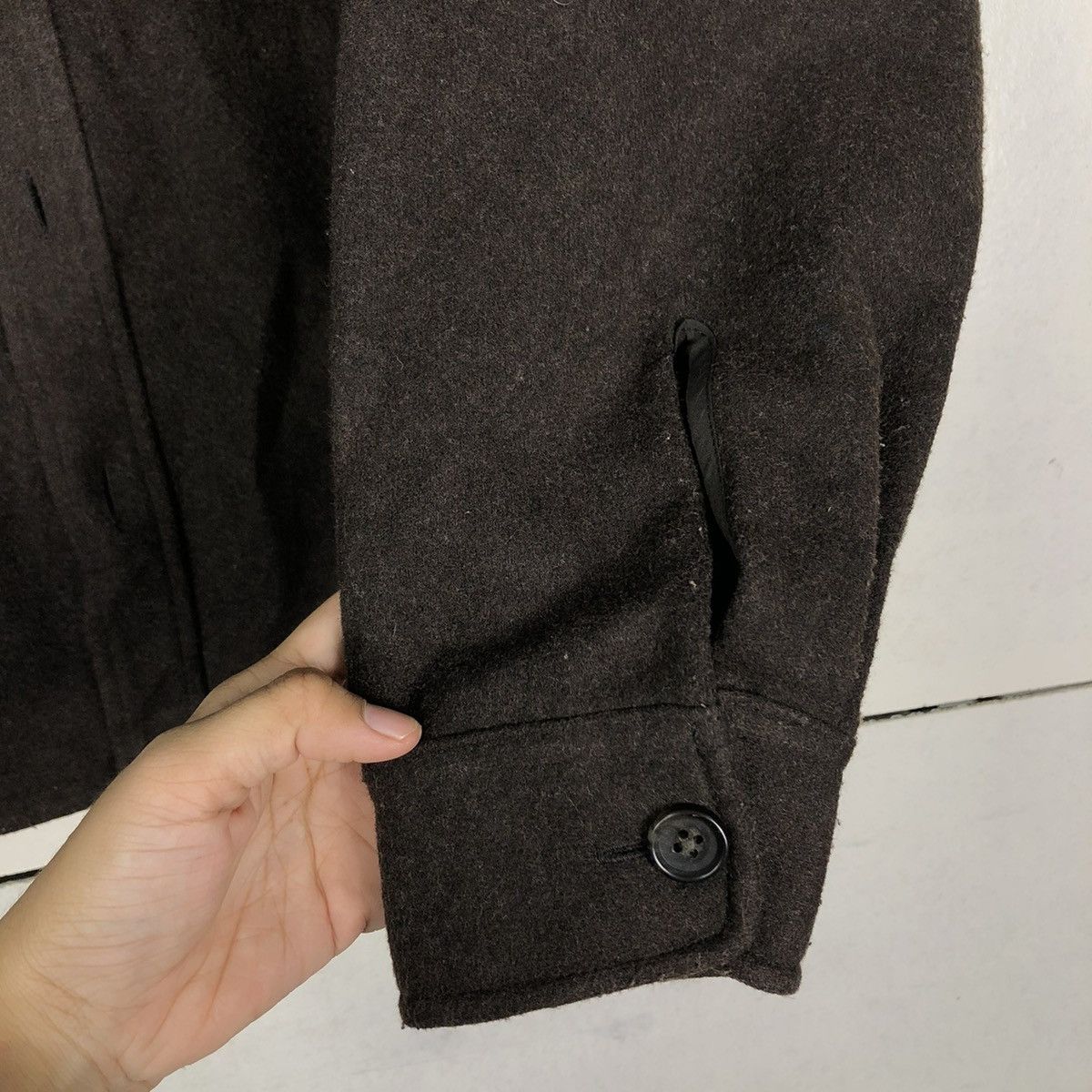 Japanese Brand 📌VINTAGE WOOL CHORE JACKET UNIQLO JAPAN ISSEY MIYAKE Size US M / EU 48-50 / 2 - 15 Thumbnail