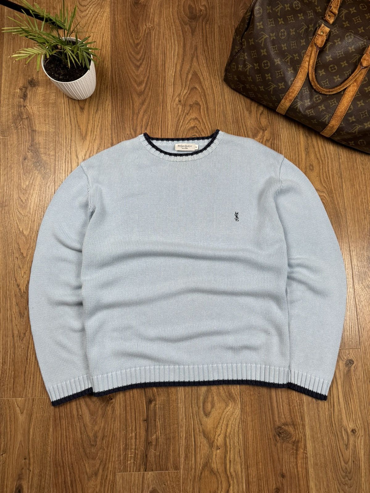 Yves Saint Laurent Vintage sweater Yves Saint Laurent 90s original luxury item Size US XL / EU 56 / 4 - 1 Thumbnail