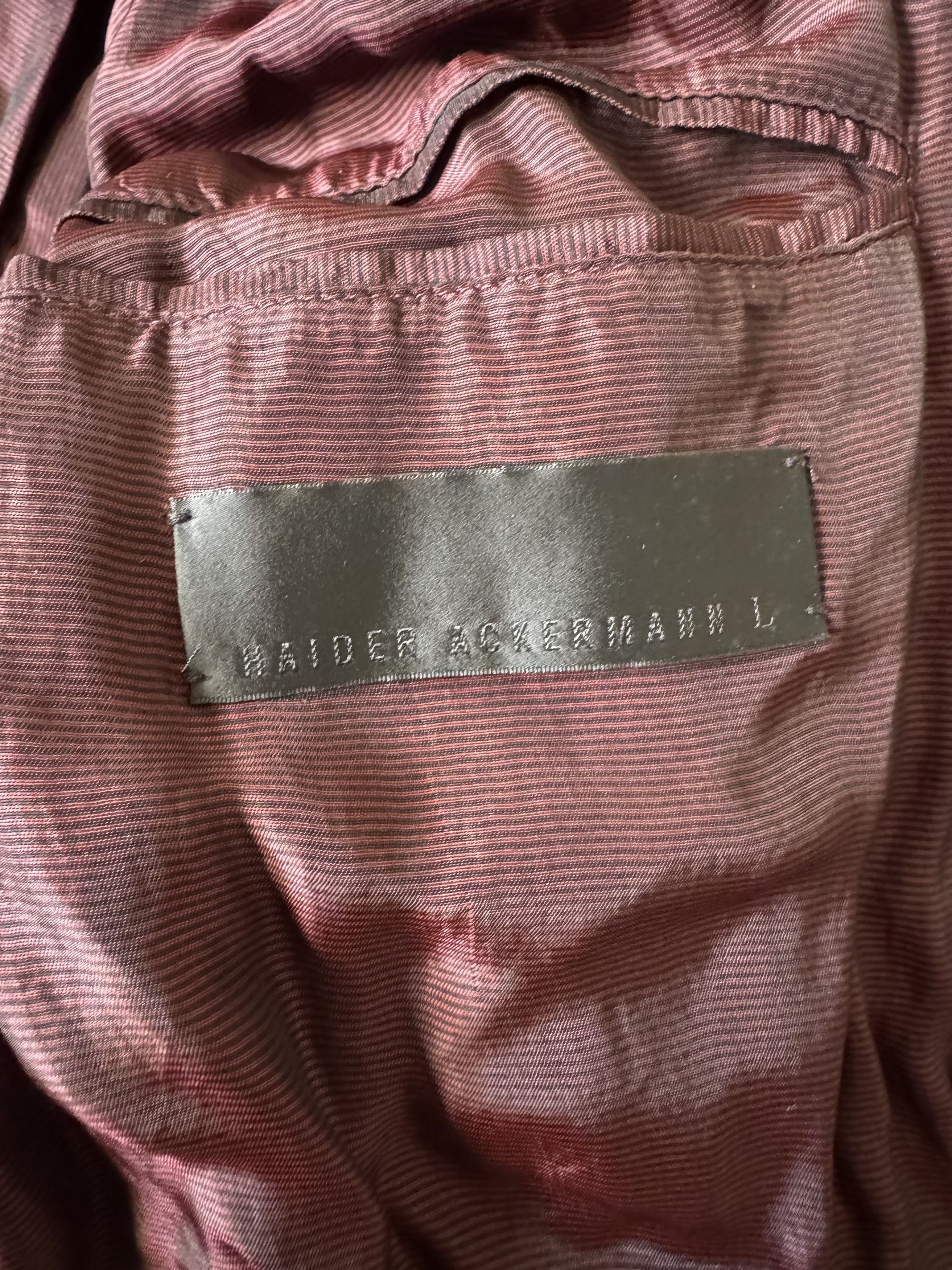 Haider Ackermann Burgundy Velvet Bomber Size US L / EU 52-54 / 3 - 11 Thumbnail