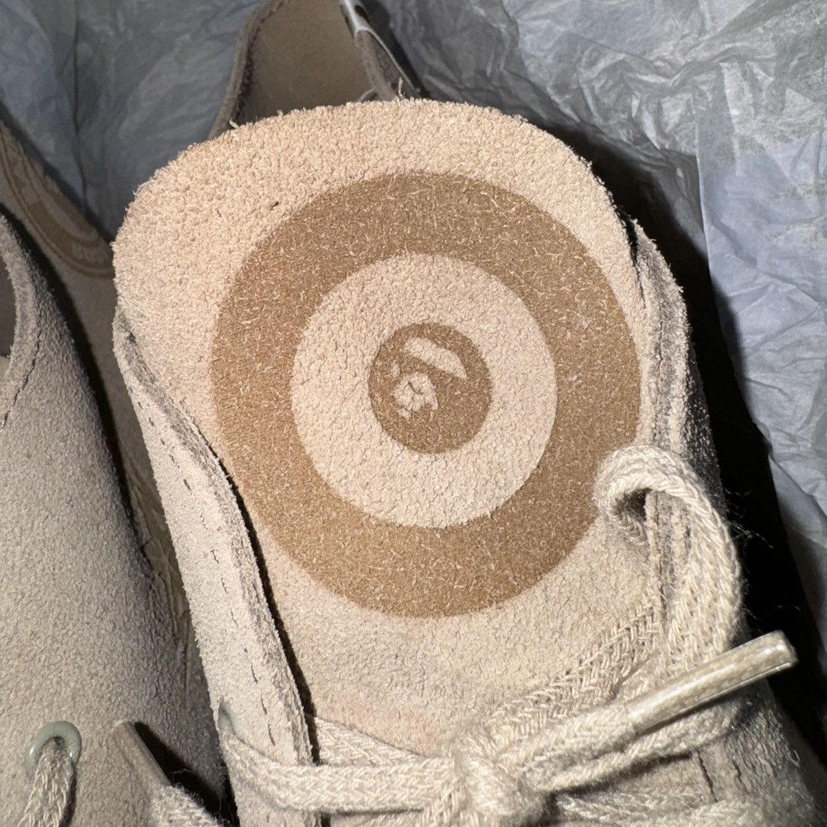 Bape × Clarks Bape Clark’s Desert Boot Grey Embossed Size US 10.5 / EU 43-44 - 7 Thumbnail