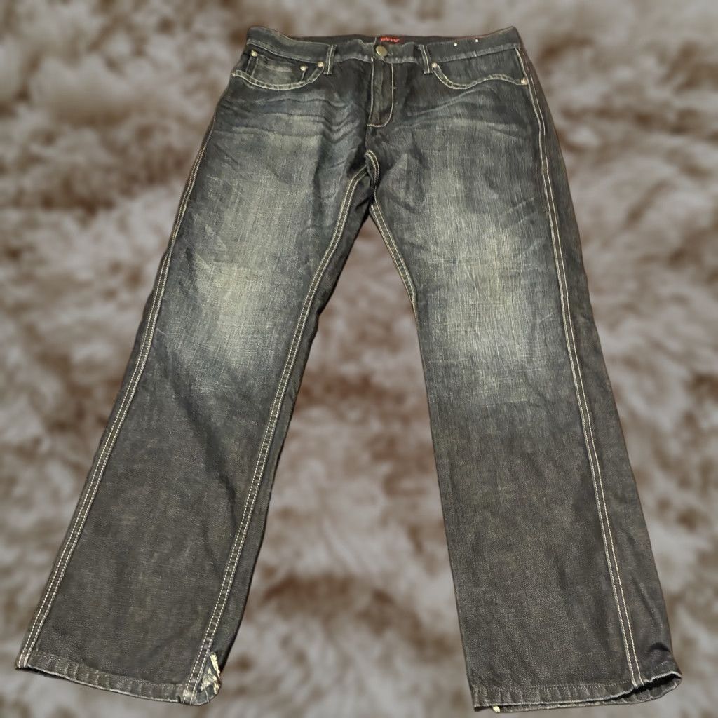 VINTAGE Levi's Jeans 36x30 RED Collection Men Straight Denim Skinny Straight Men 36 Red