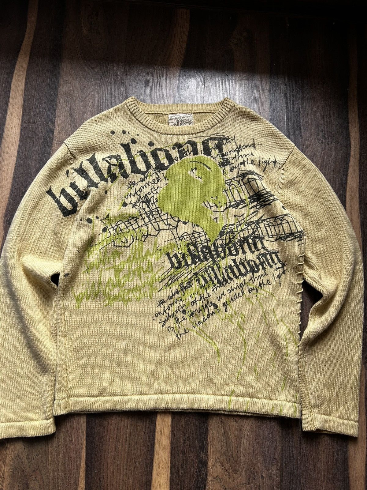 Billabong × Vintage Vintage Billabong y2k knitted sweater Size US M / EU 48-50 / 2 - 2 Thumbnail