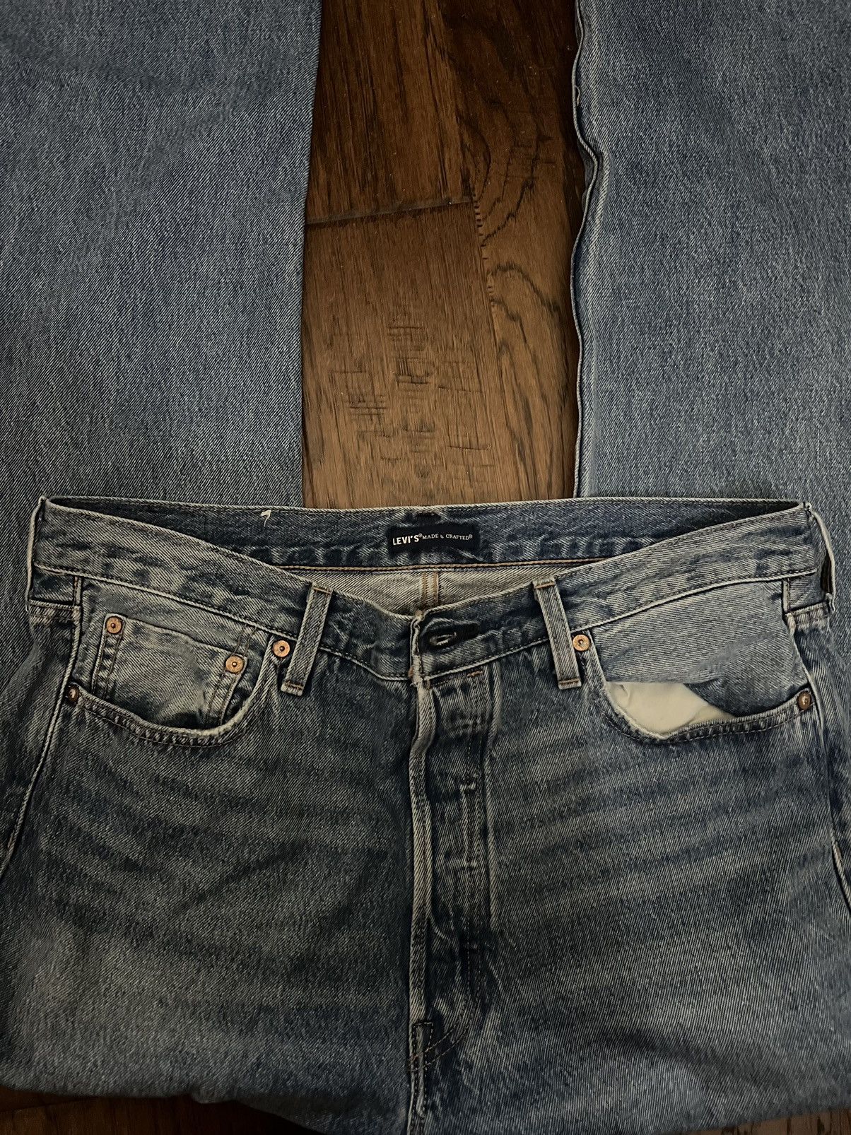Levi's × Levi's Made & Crafted Levis Made and Crafted 501 denim Size US 36 / EU 52 - 2 Thumbnail