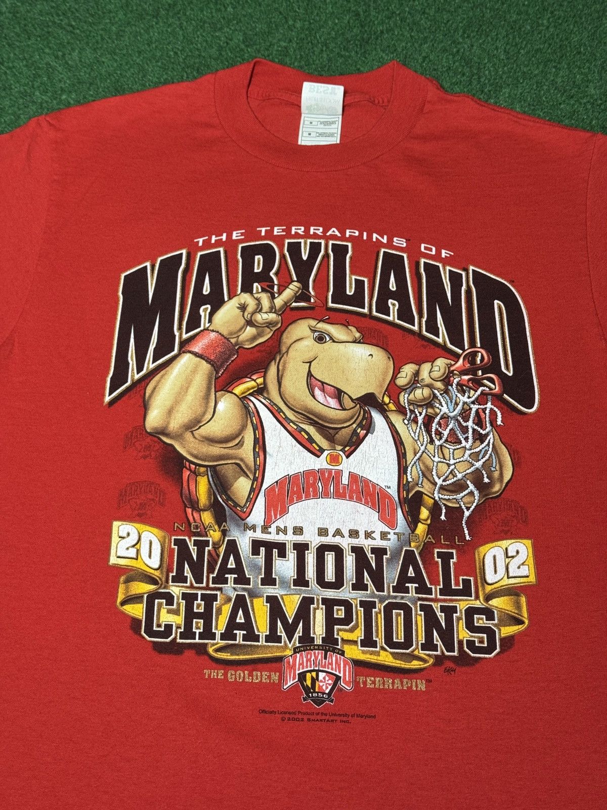 Vintage Maryland Terrapins Basketball National Champs Y2K M T Shirt Size US M / EU 48-50 / 2 - 2 Thumbnail