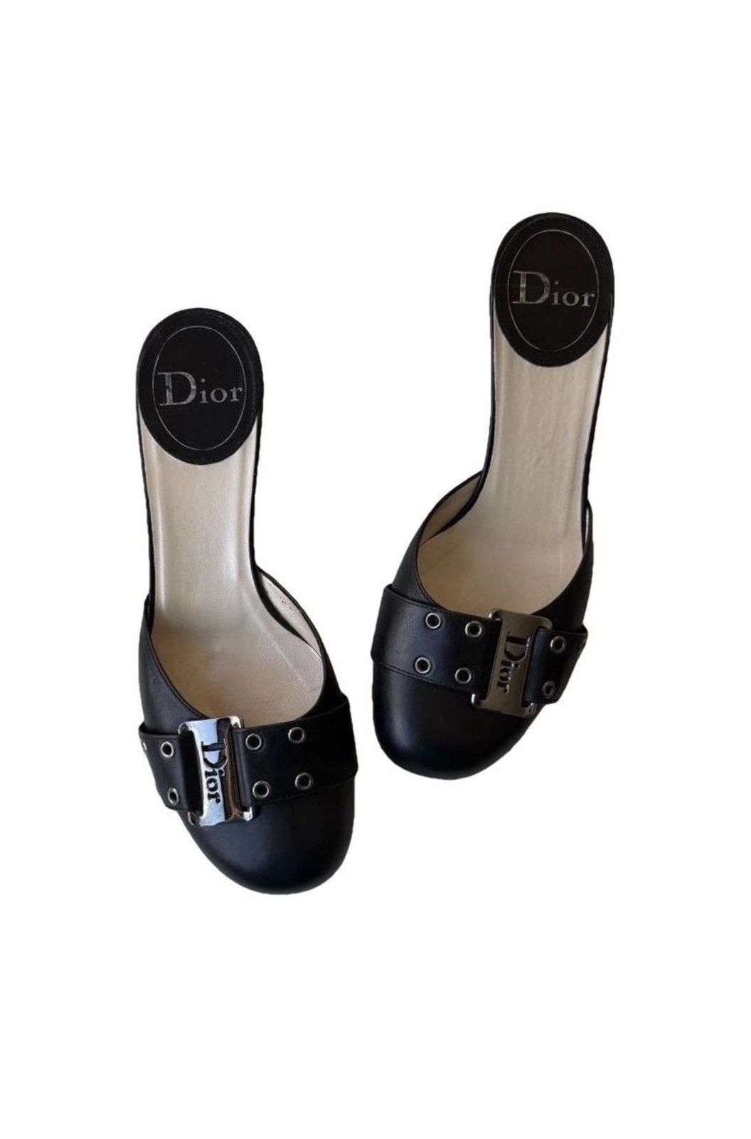 Dior Dior Leather Heels Size US 8 / IT 38 - 1 Thumbnail
