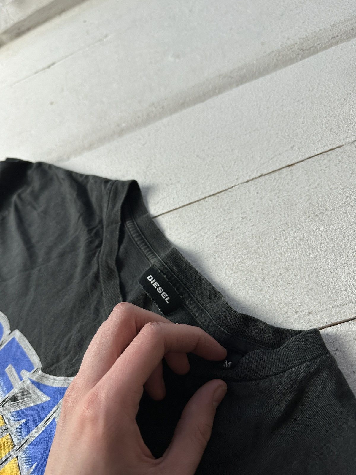 Diesel 🚨DIESEL DREAMER SOMEWHERE AVANT GARDE VNTG BIG LOGO Y2K TEE Size US M / EU 48-50 / 2 - 5 Thumbnail
