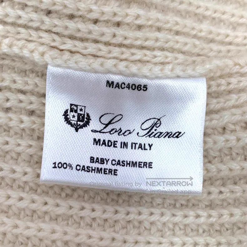 Loro Piana Loro Piana Beige, goat cashmere turn-down collar double-br Size XS / US 0-2 / IT 36-38 - 7 Thumbnail