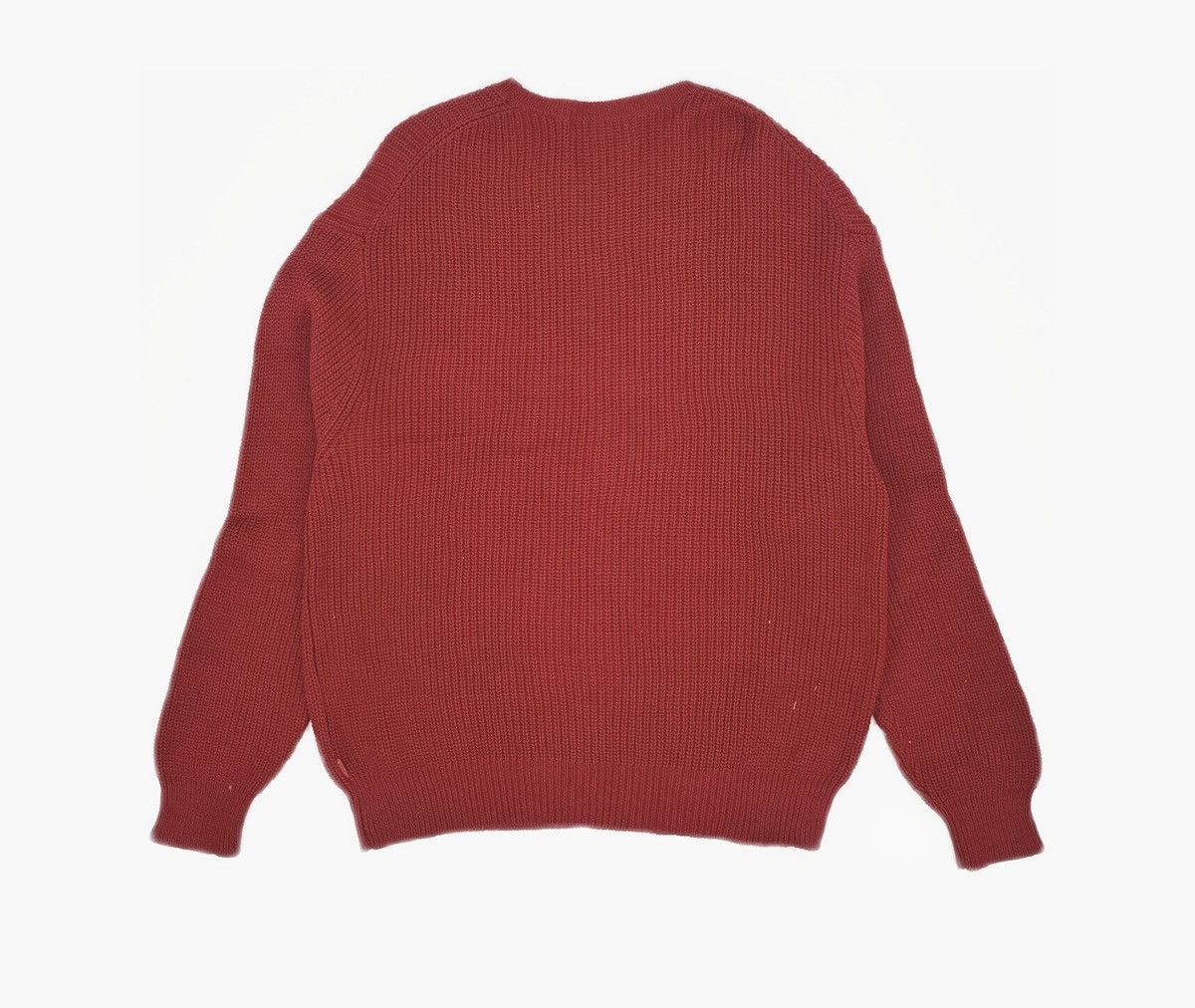Comme des Garcons Supreme cdg red sweater pullover Size US M / EU 48-50 / 2 - 2 Thumbnail