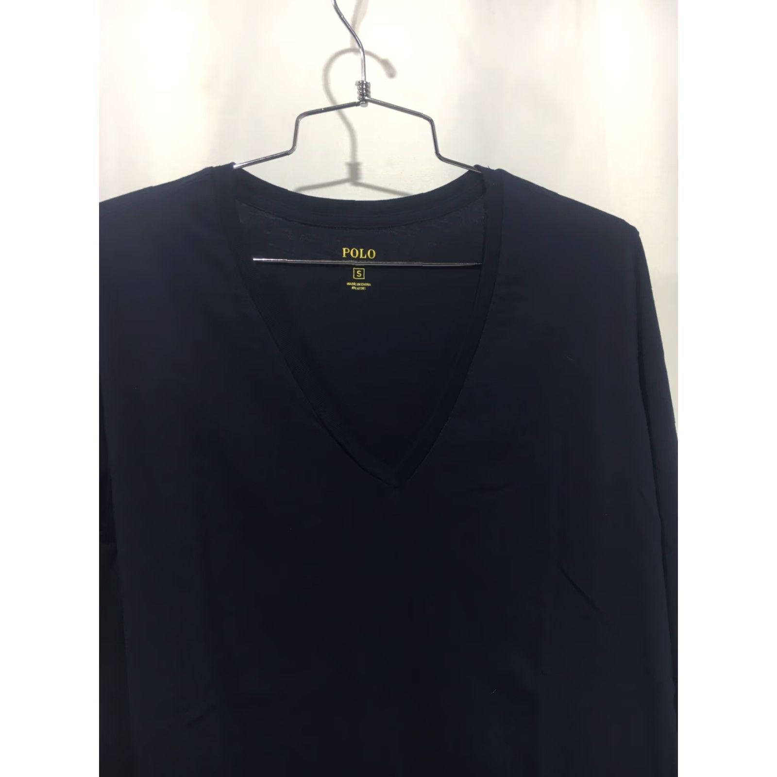 Polo Ralph Lauren Ralph Lauren Sport Shirt Women S Navy Long Sleeve V Neck Crew Neck Cotton Logo Striped Casual T-Shirt Size S / US 4 / IT 40 - 3 Thumbnail