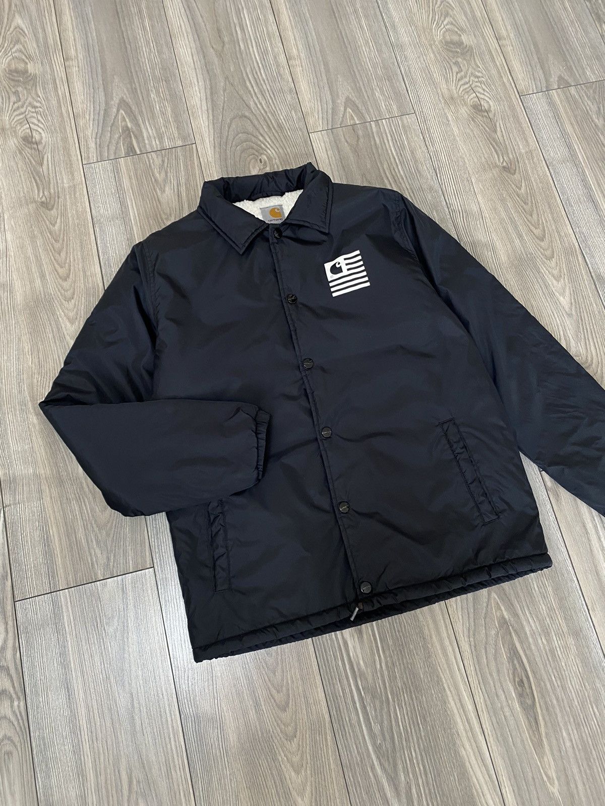 Carhartt Carhartt State Pile Nylon Black Jacket Men's Size S Size US S / EU 44-46 / 1 - 2 Thumbnail
