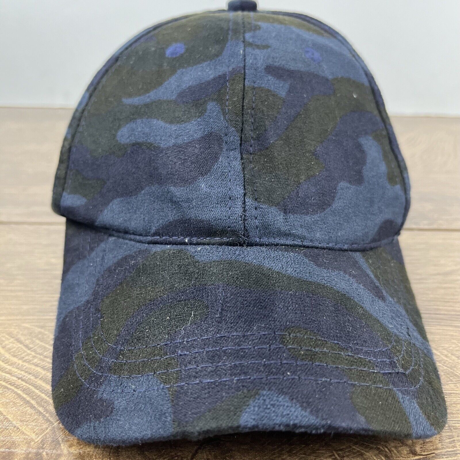 Other Black Blue Camo Hat Black Camo Baseball Hat Adjustable Hat B Size ONE SIZE - 6 Thumbnail