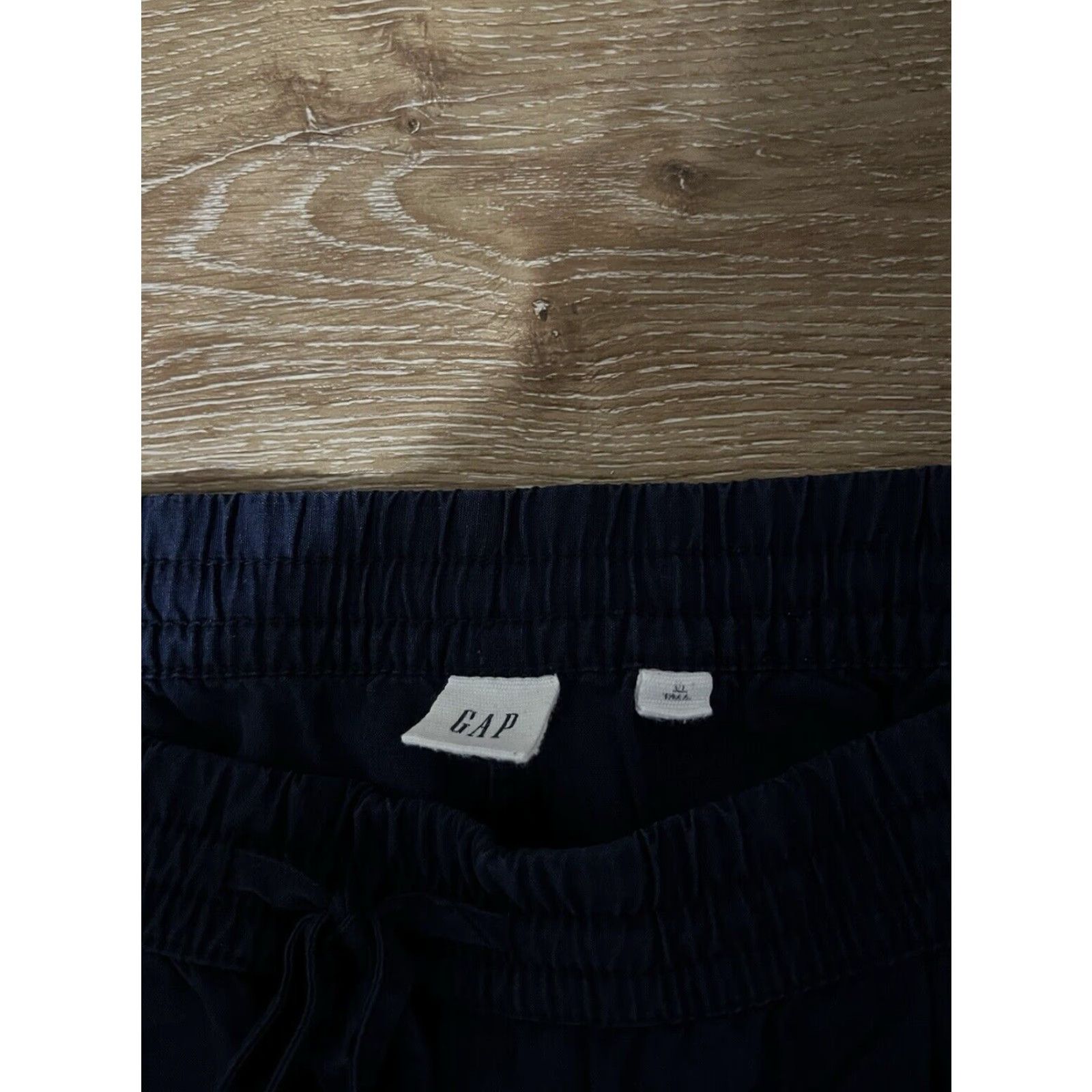 Gap Gap Womens Blue Cropped Wide Leg Pants Drawstring Size XL Tall Size 40" / US 18 - 3 Thumbnail