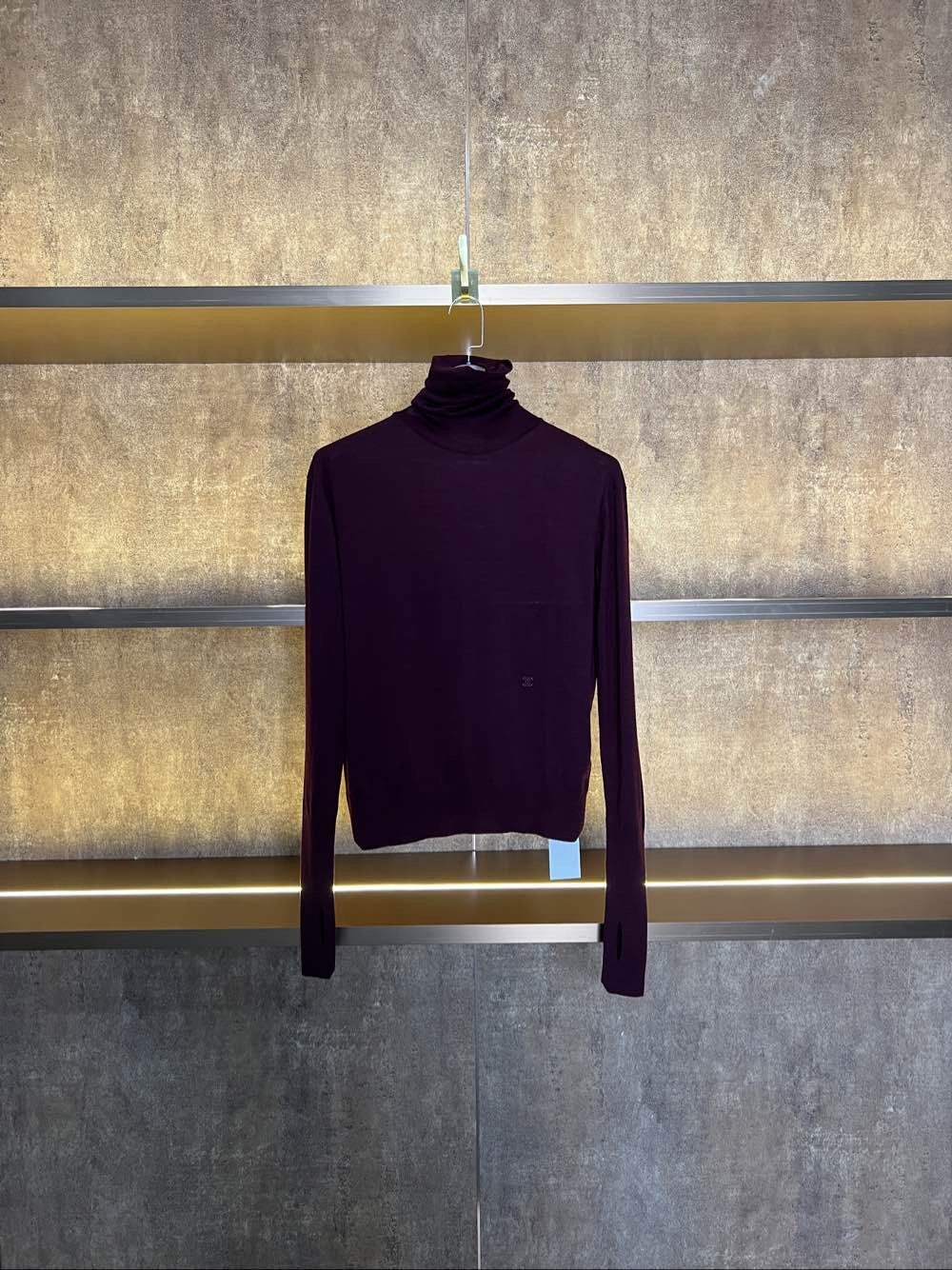 Celine CELINE Triomphe Merino Turtleneck Sweater Size S Size S / US 4 / IT 40 - 1 Thumbnail