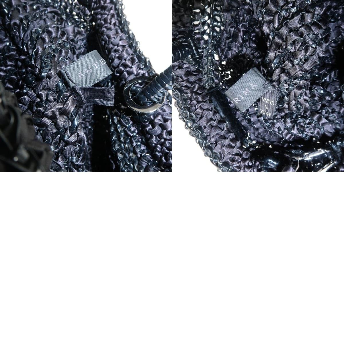 ANTEPRIMA Anteprima Wire Bag PVC Shoulder Black Size ONE SIZE - 8 Thumbnail