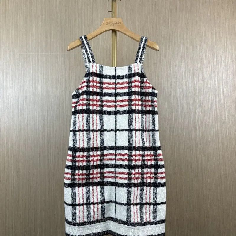 Dior Color-Block Wool Dress in Size S 0089