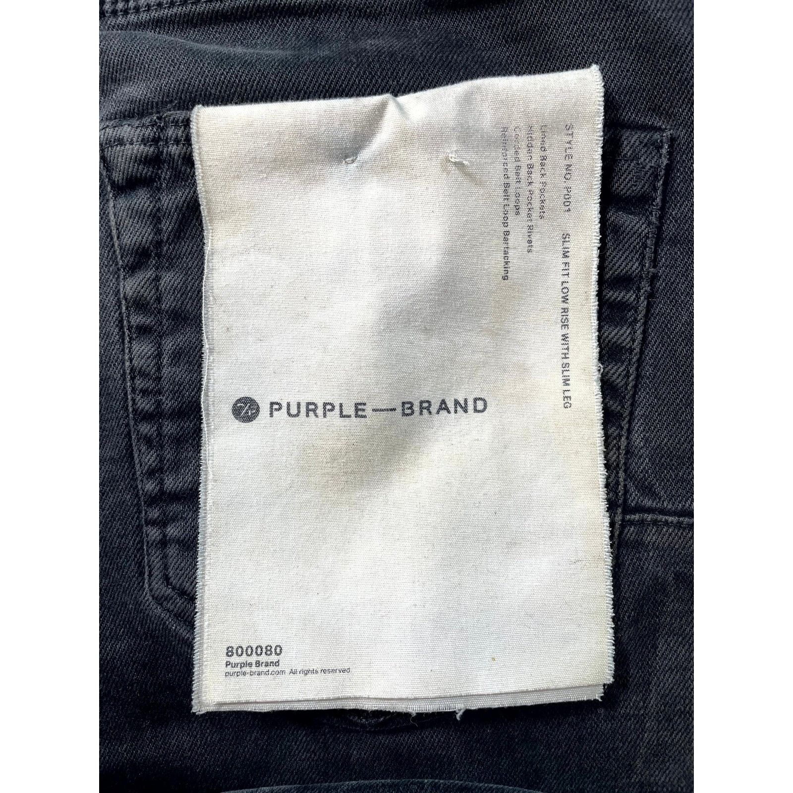 Purple Brand Purple Brand Black Jeans Size US 30 / EU 46 - 9 Thumbnail