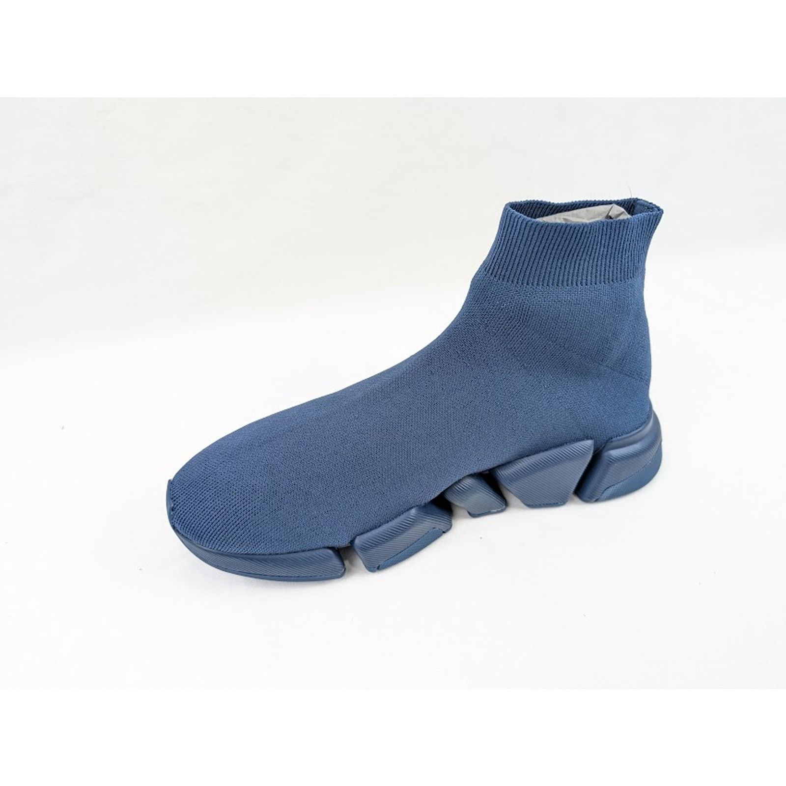 Balenciaga o1rshd1 Speed 2.0 Graffiti Sneakers in Navy 42 Size US 9 / EU 42 - 7 Thumbnail