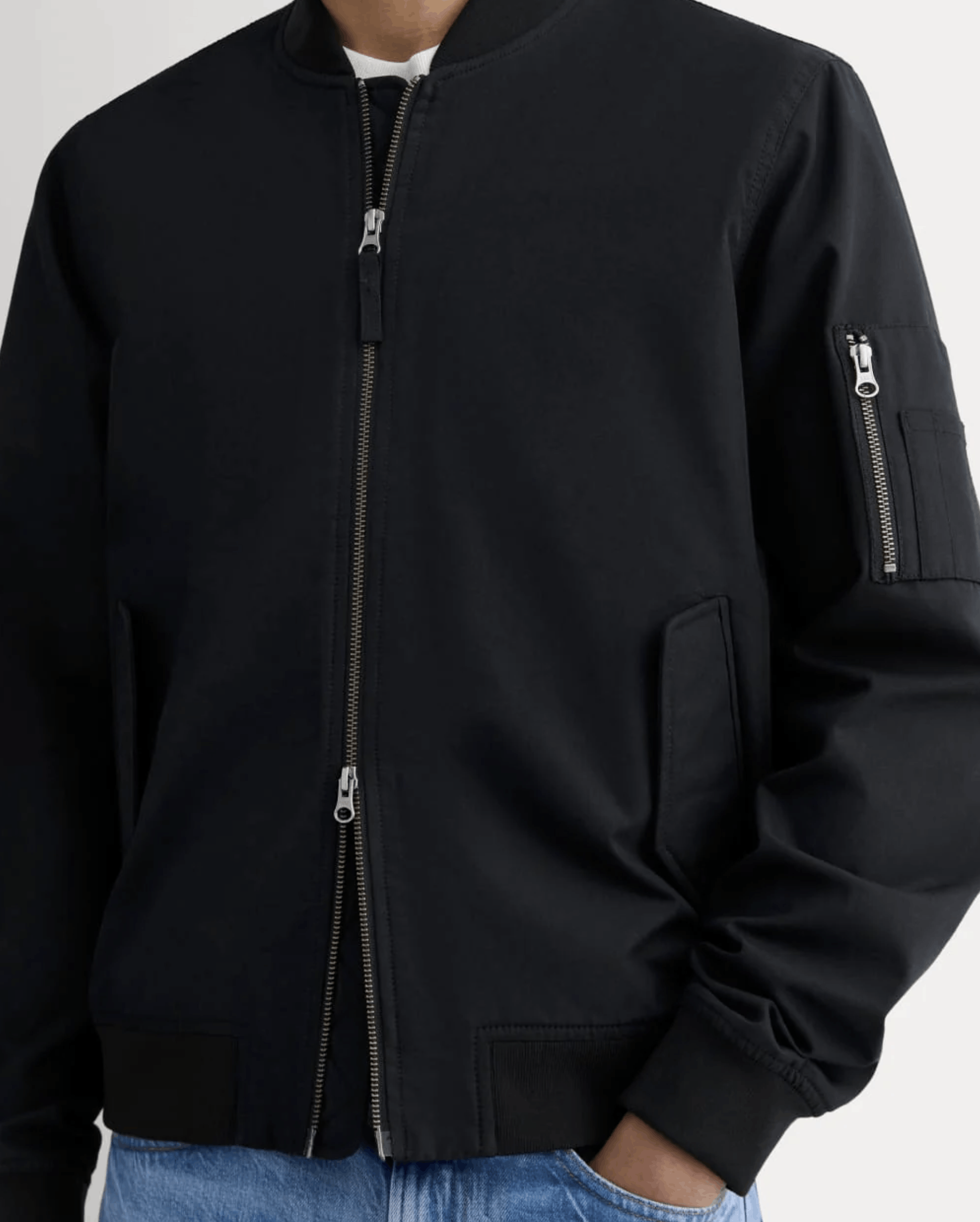 Everlane Everlane Bomber Jacket Uniform - Black Small Size US S / EU 44-46 / 1 - 4 Thumbnail