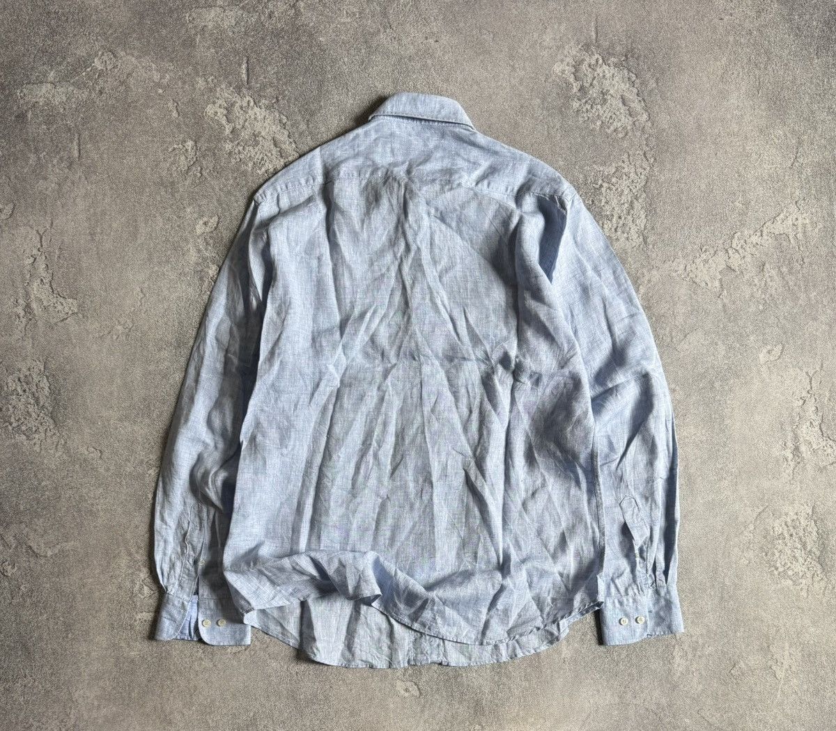 Paul & Shark Paul & Shark L 100% Lino button uk shirt long sleeve linen Size US L / EU 52-54 / 3 - 11 Thumbnail
